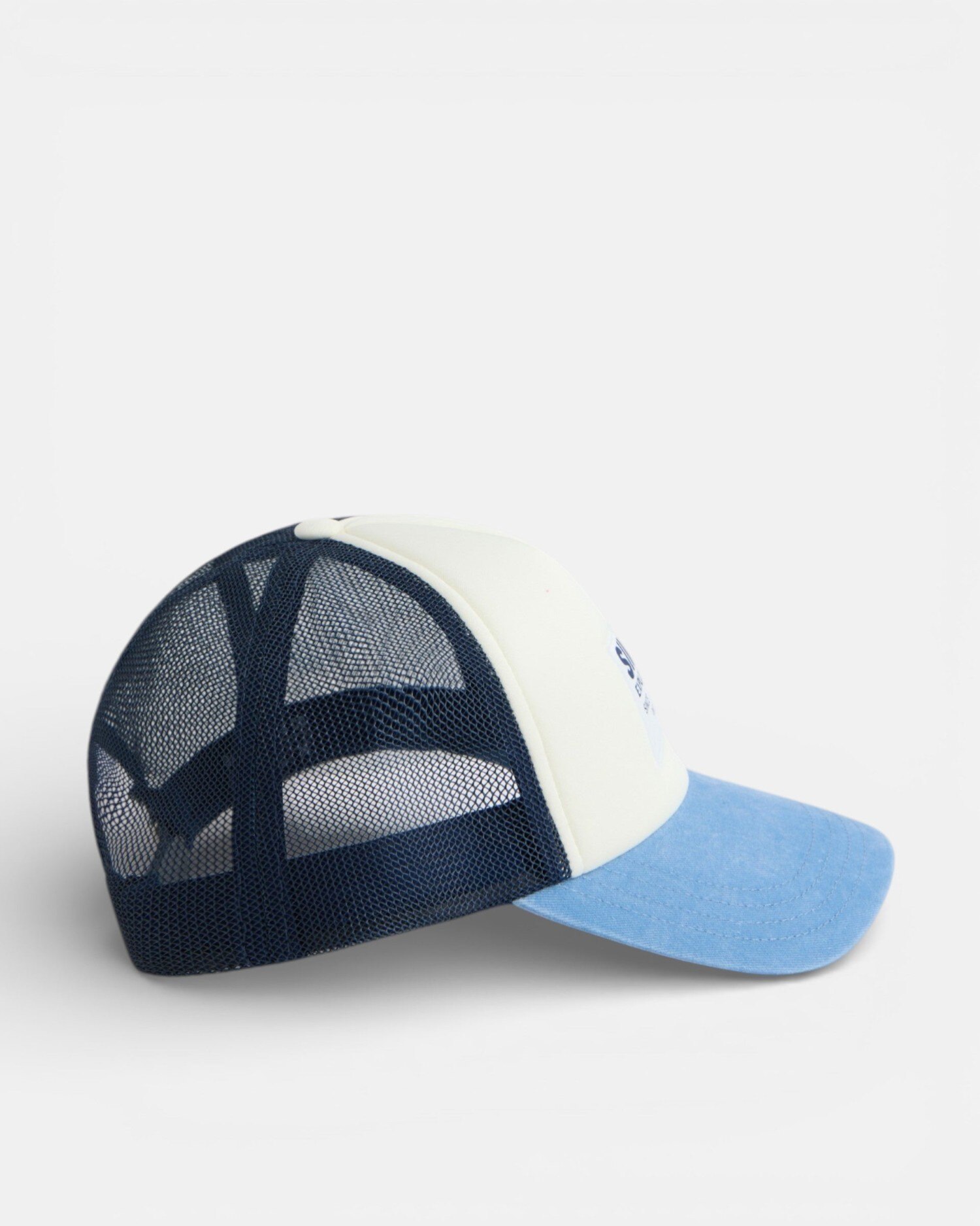 Gorra algodón trucker - Silbon - Azul Azul-3