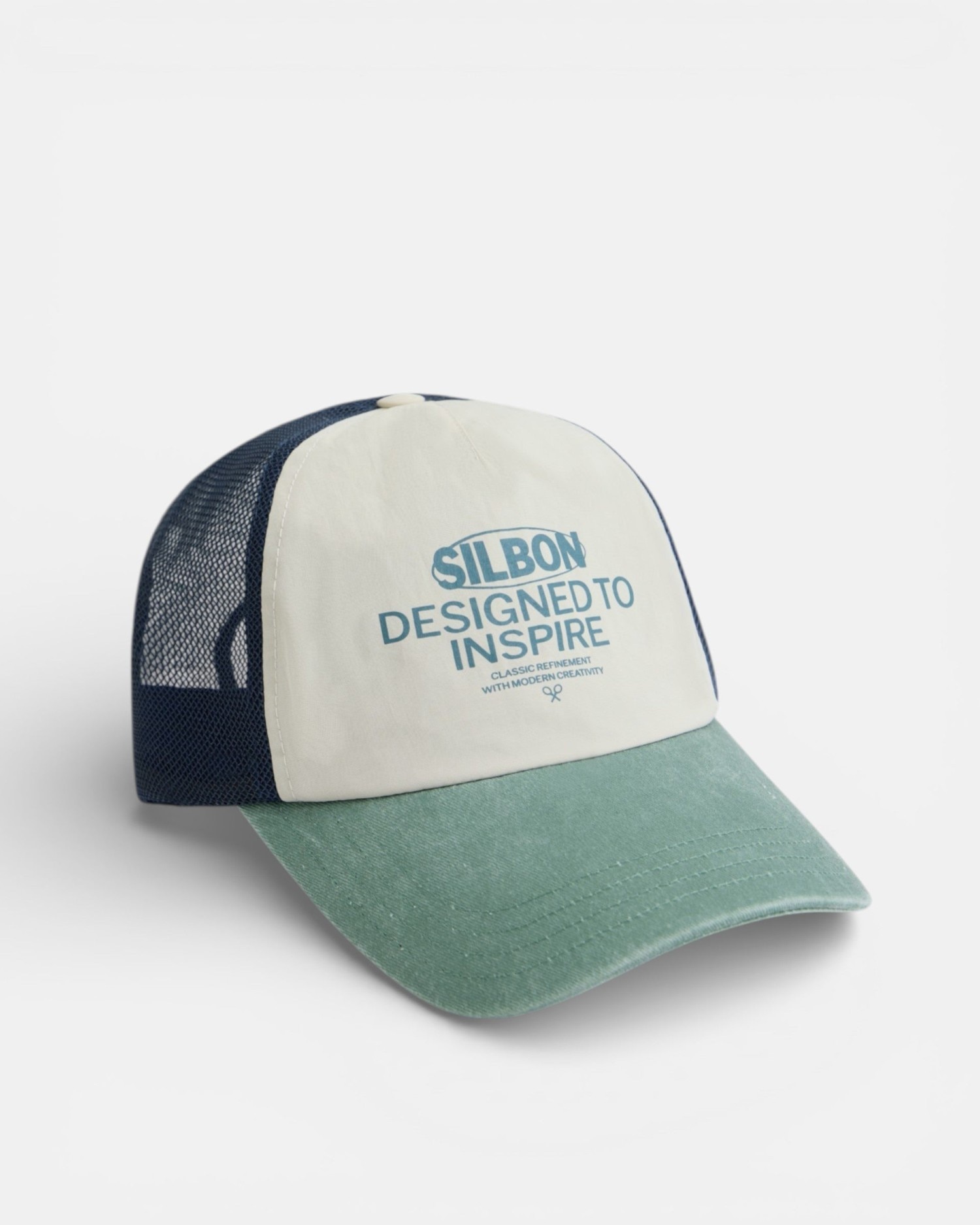 Gorra trucker designed inspired verde