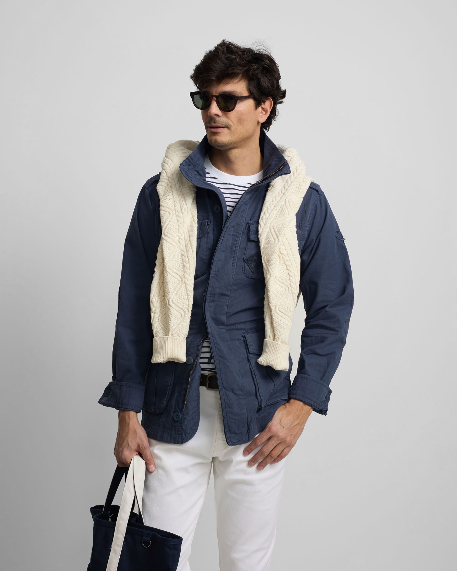 Silbon - Parka de hombre parches.