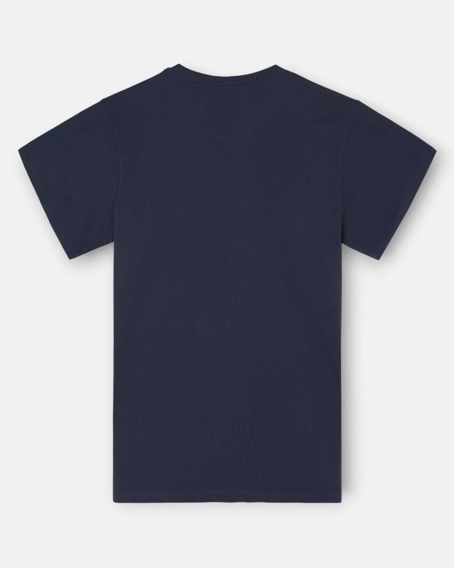 Camiseta bolsillo garmet dye blanco para hombre - Silbon - Azul marino Azul marino-4