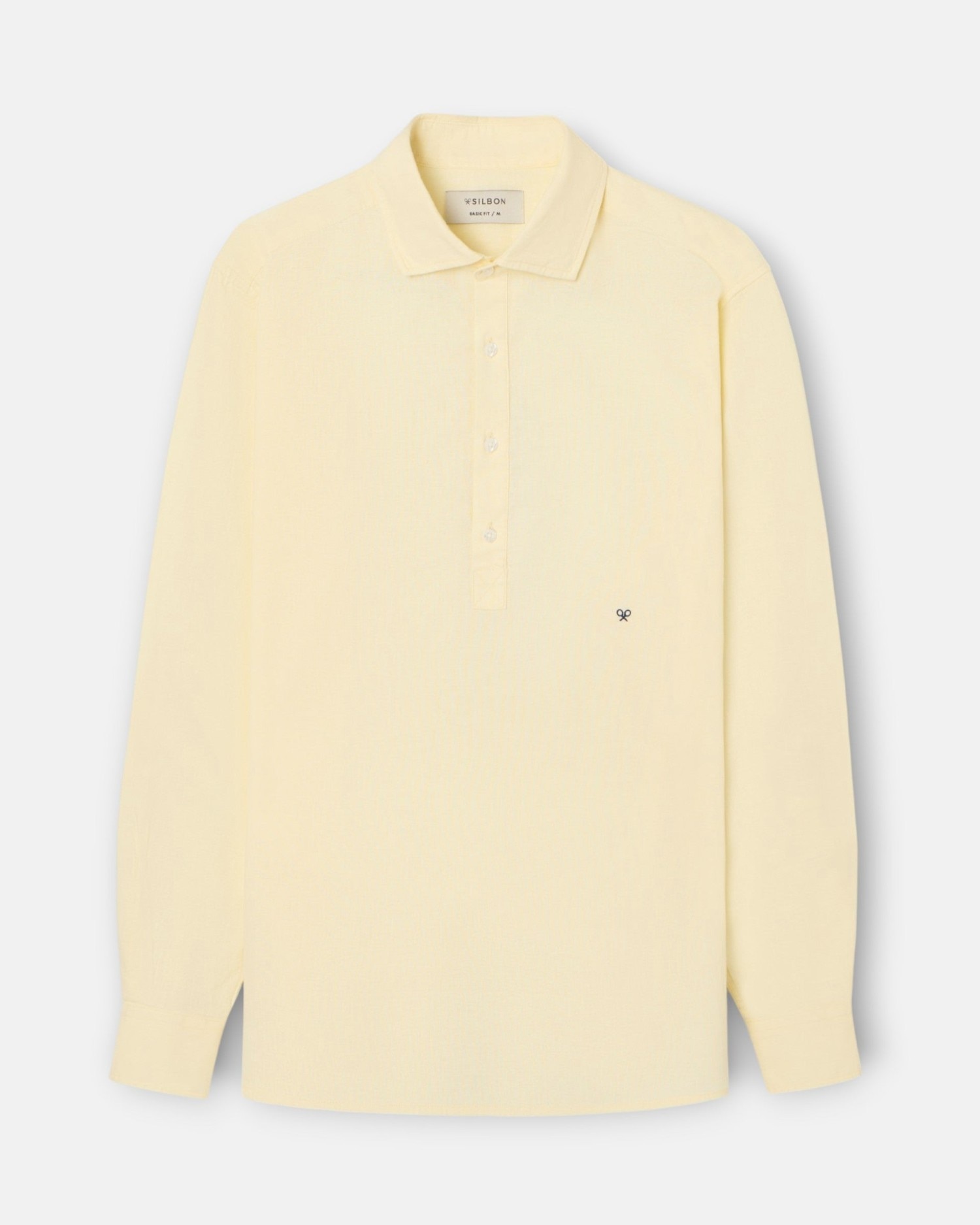 Polera sport lino verde medio - Silbon - Amarillo Amarillo-5