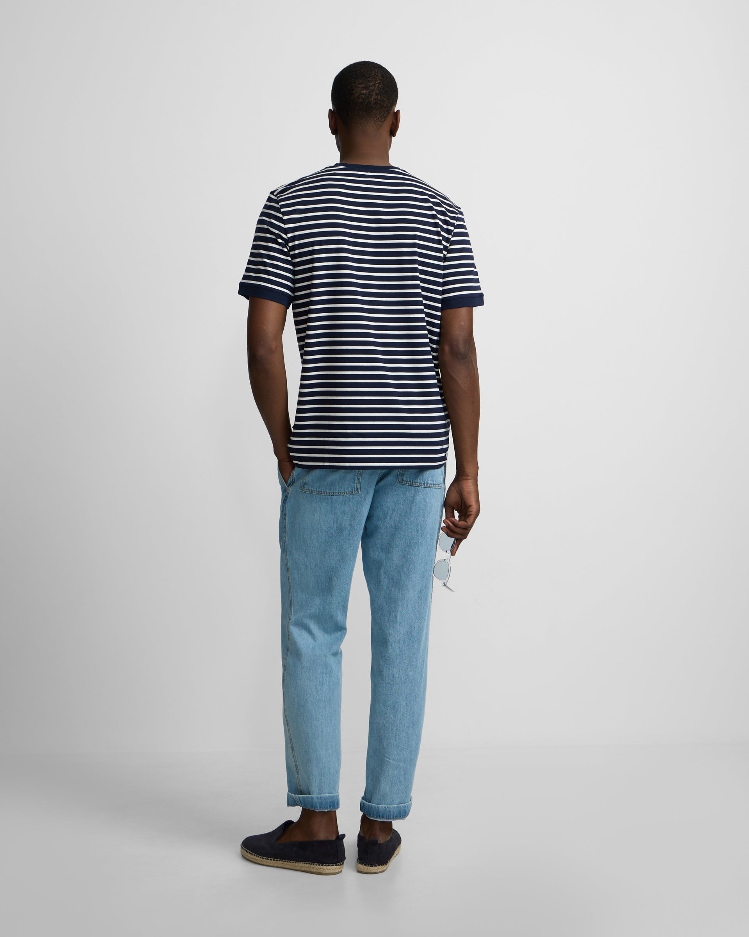 Pantalón jogger denim de hombre - Silbon - Azul claro Azul claro-2