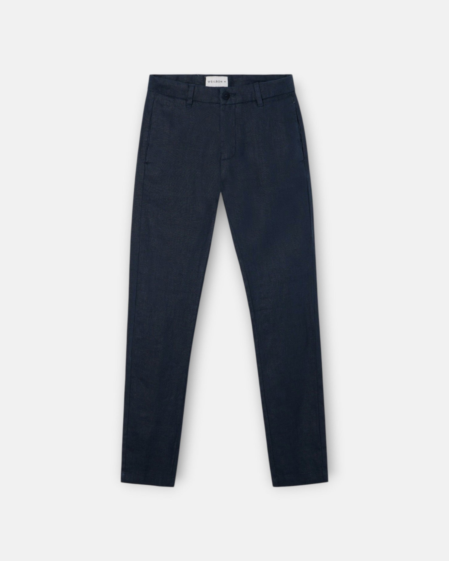 Imagen 0 de Pantalón sport de niño lino azul marino Azul