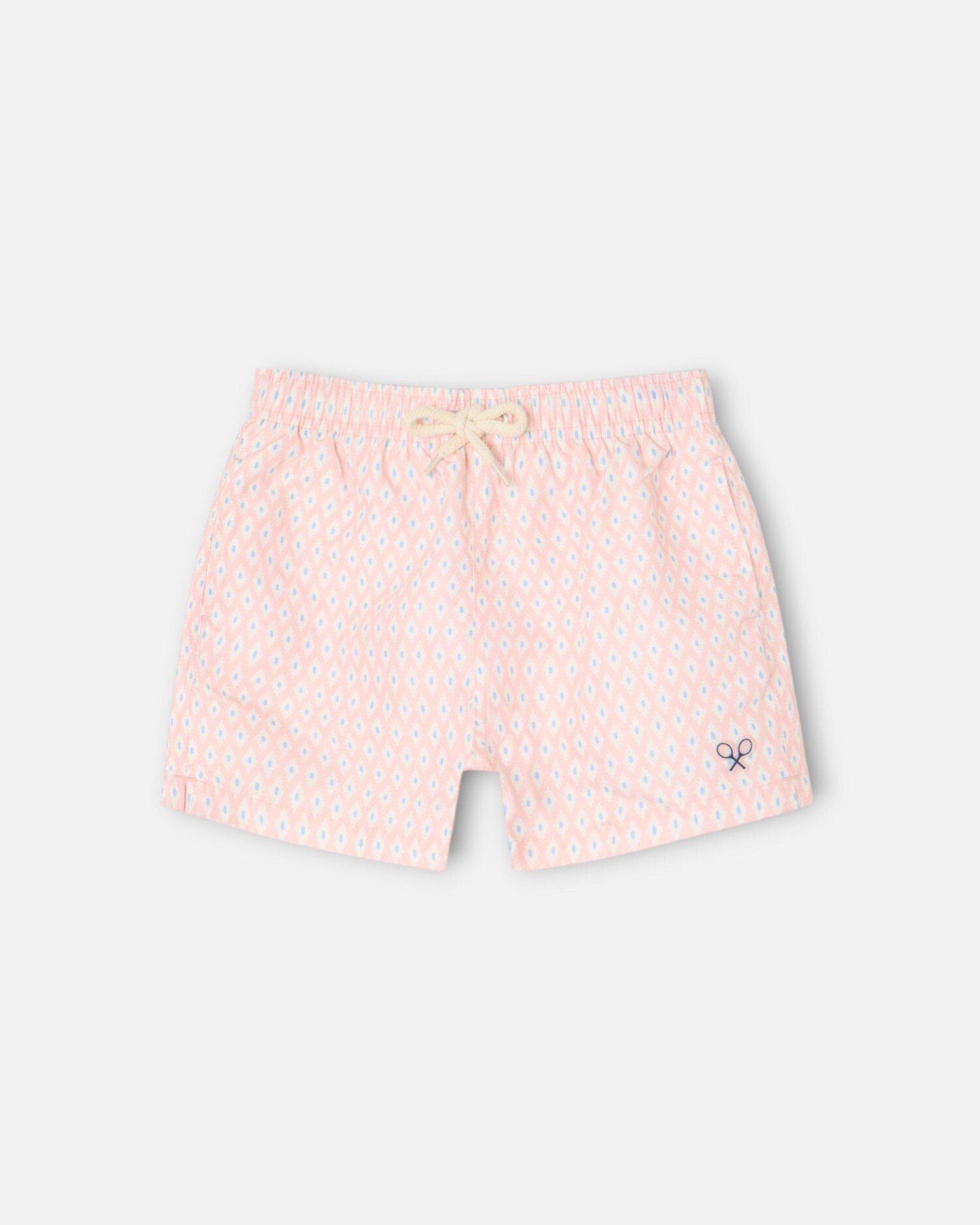 Bañador de niño mini rombos - Silbon - Coral Coral-5