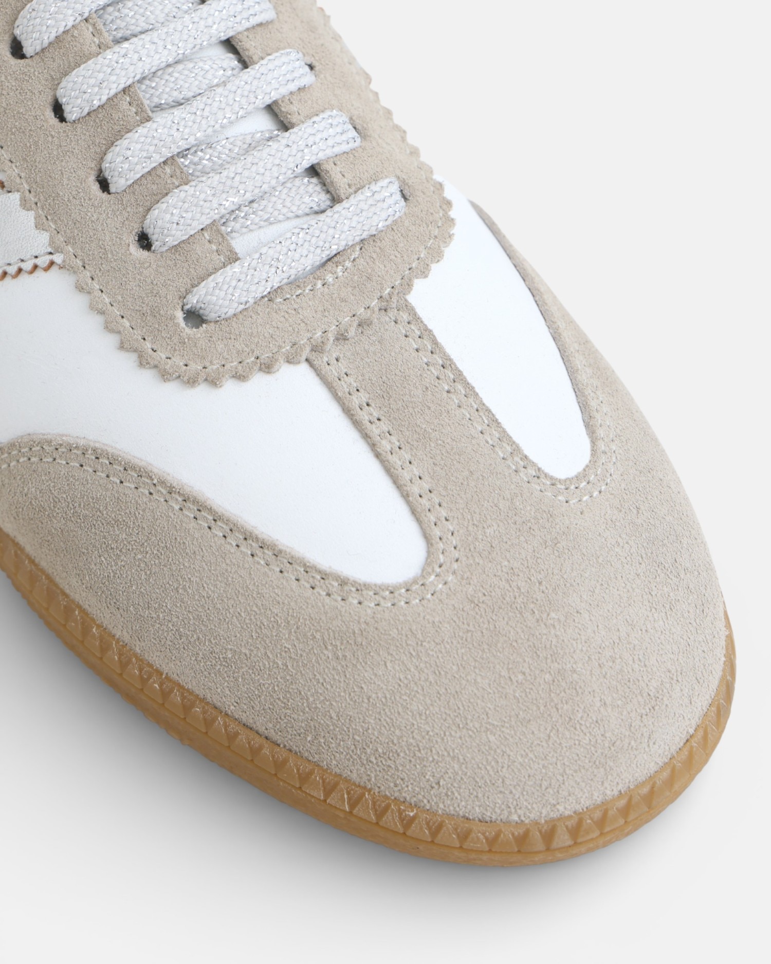 Zapatillas retro animal print piel - Silbon - Blanco Blanco-3