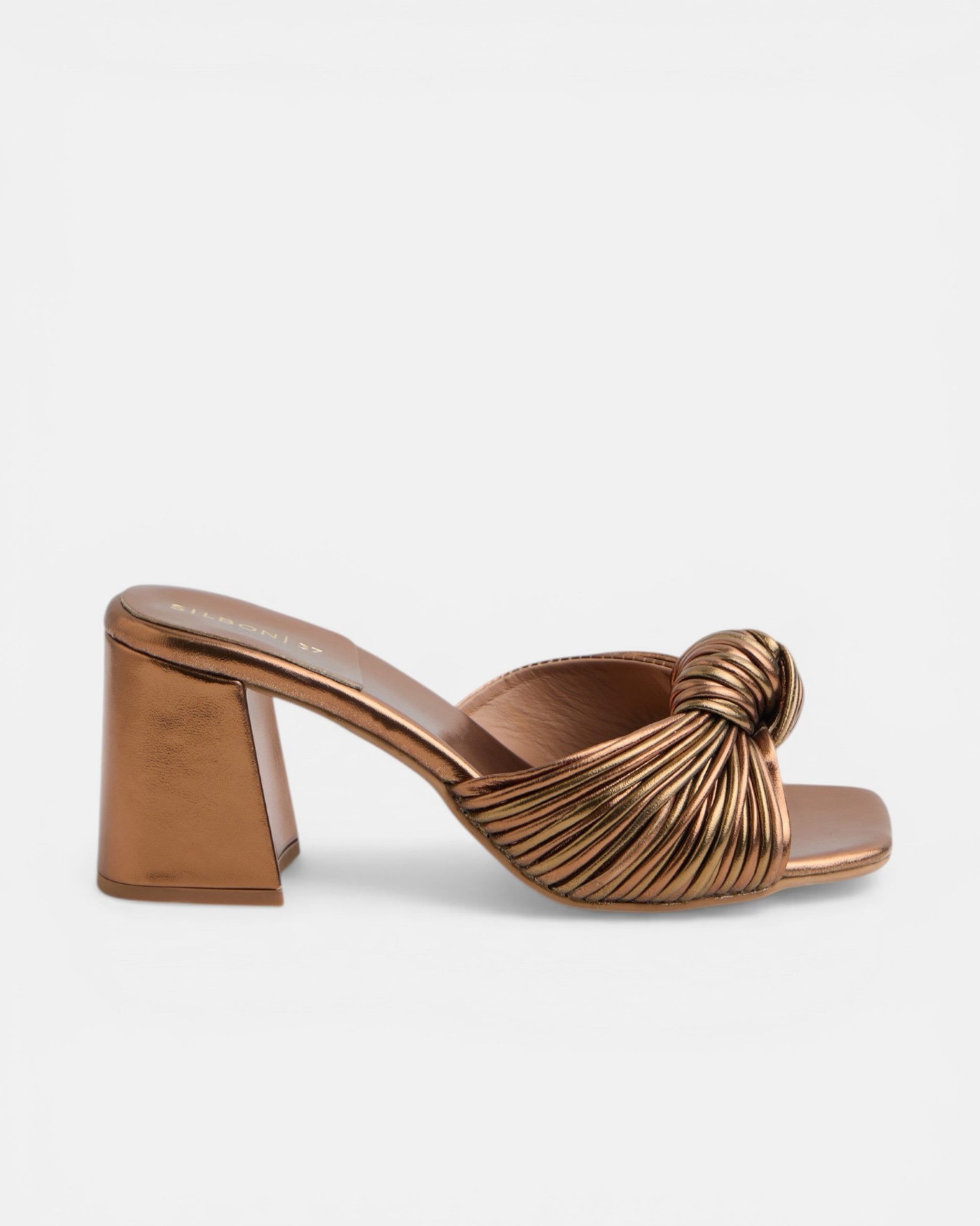 Silbon - Sandalia de mujer tacon cuerdas.