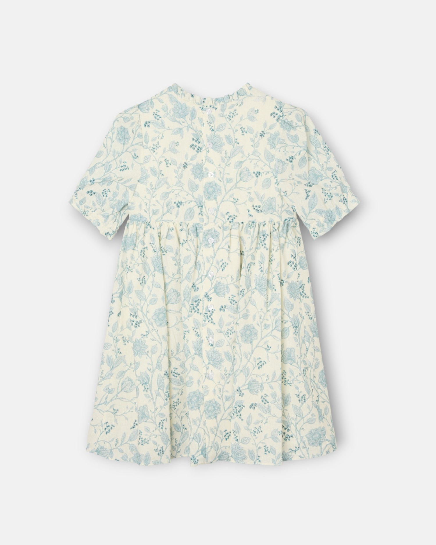 Vestido de niña vestir estampado celestes - Silbon - Celeste Celeste-4