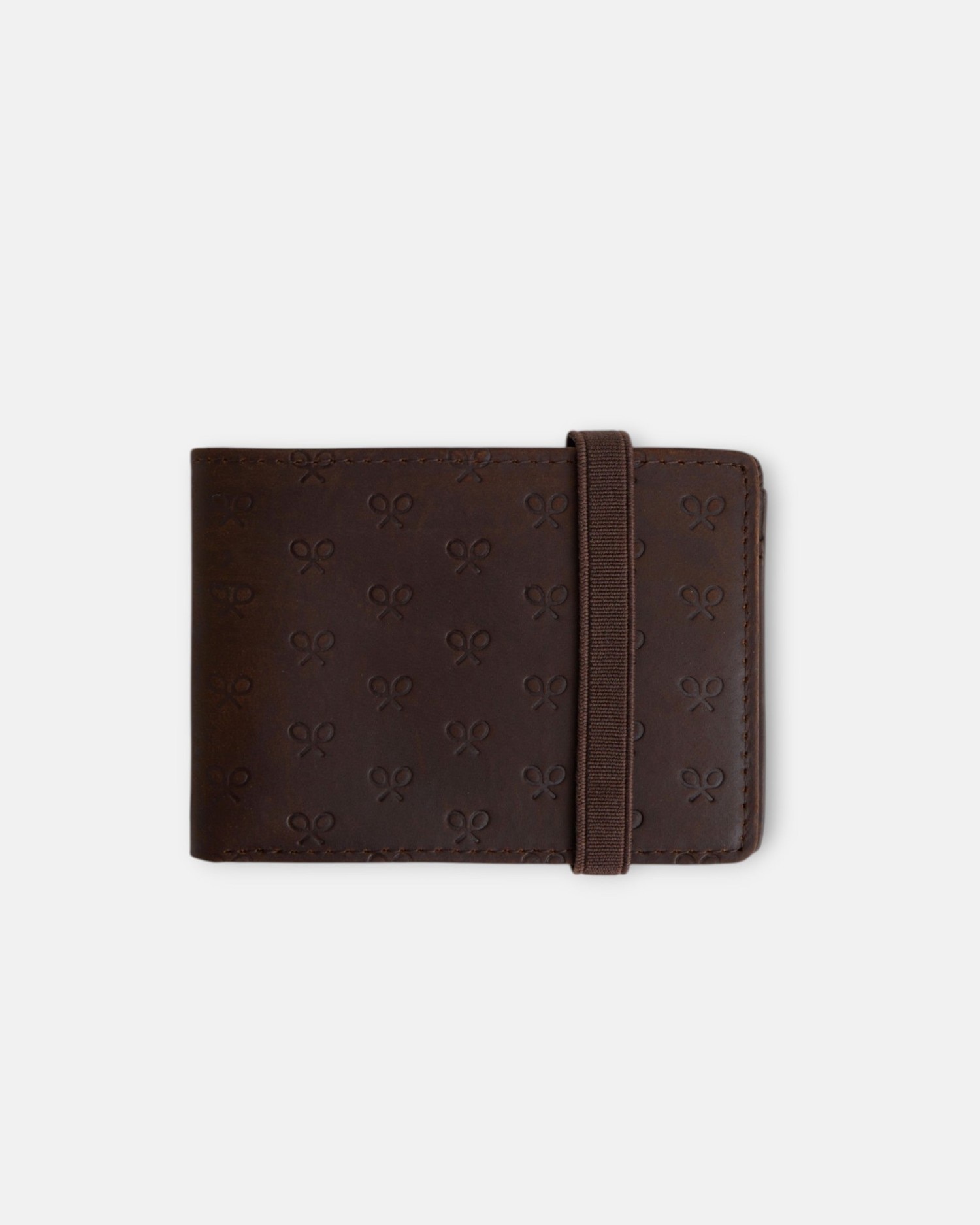 Imagen 0 de Cartera piel multiraquetas marrón Marrón