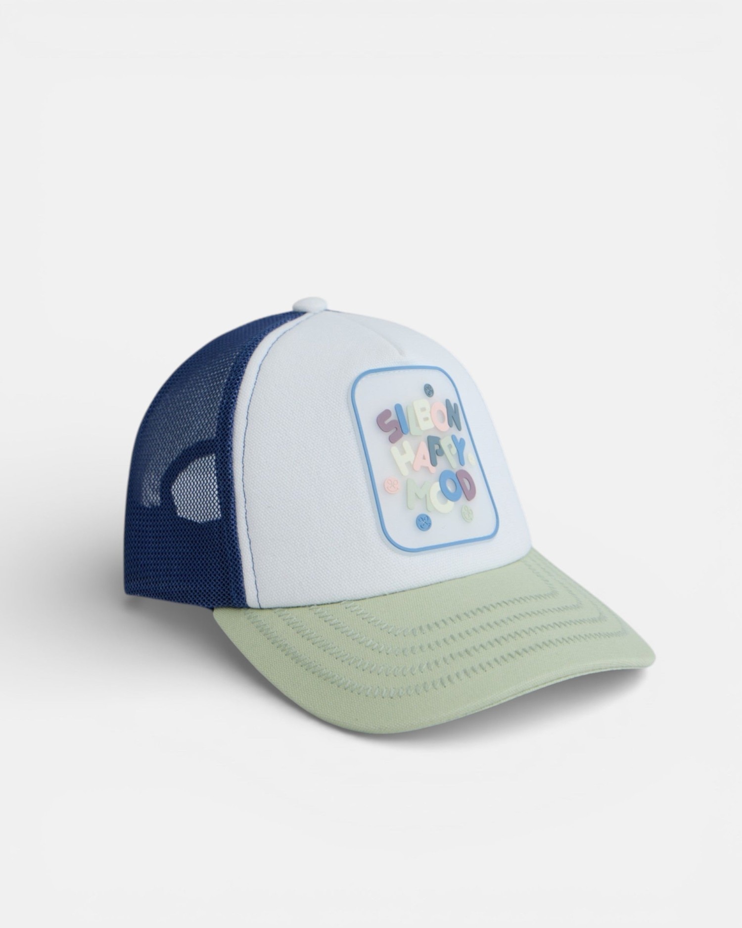Gorra kids trucker happy mood verde