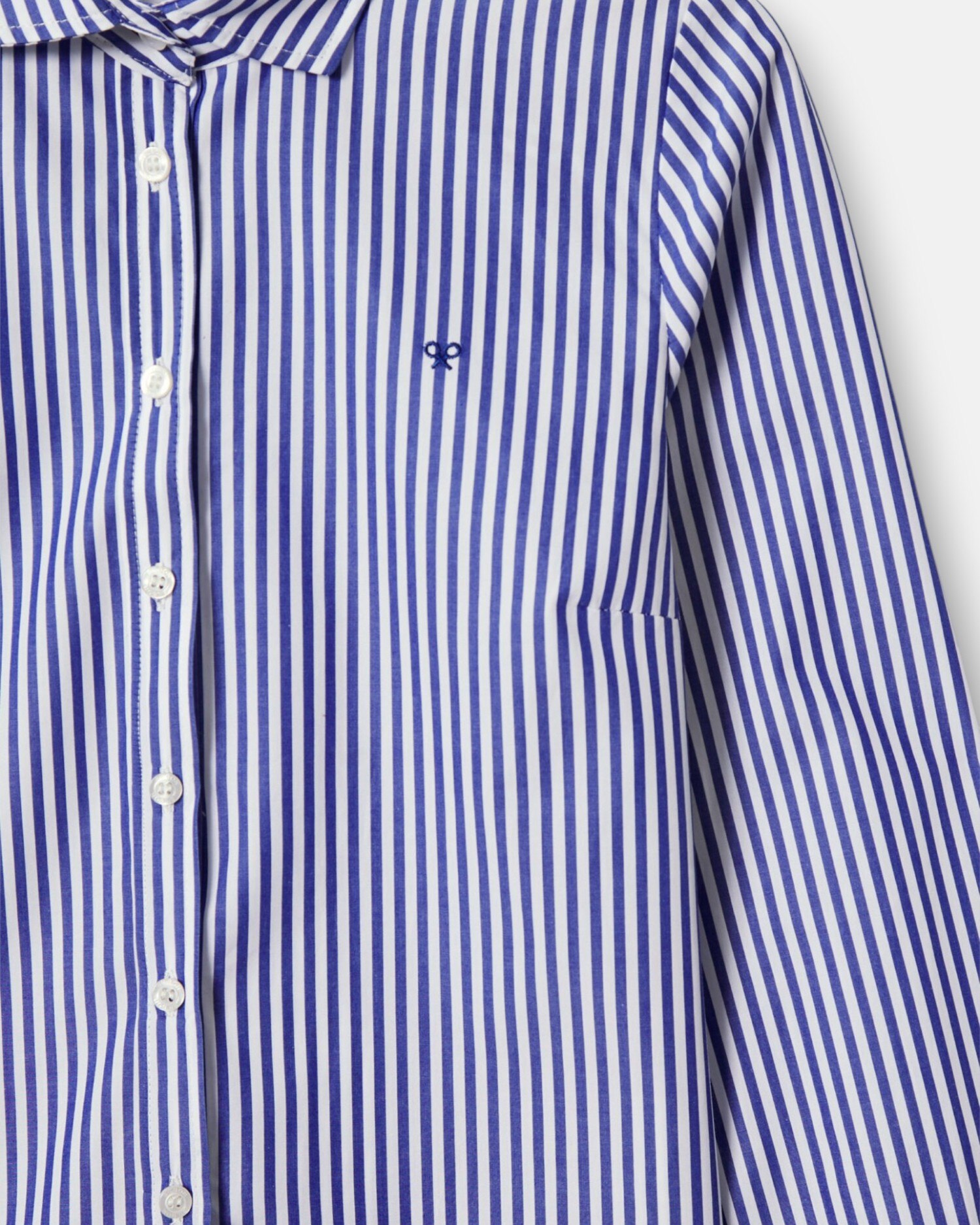 Camisa woman rayas y blanco - Silbon - Azul Azul-2