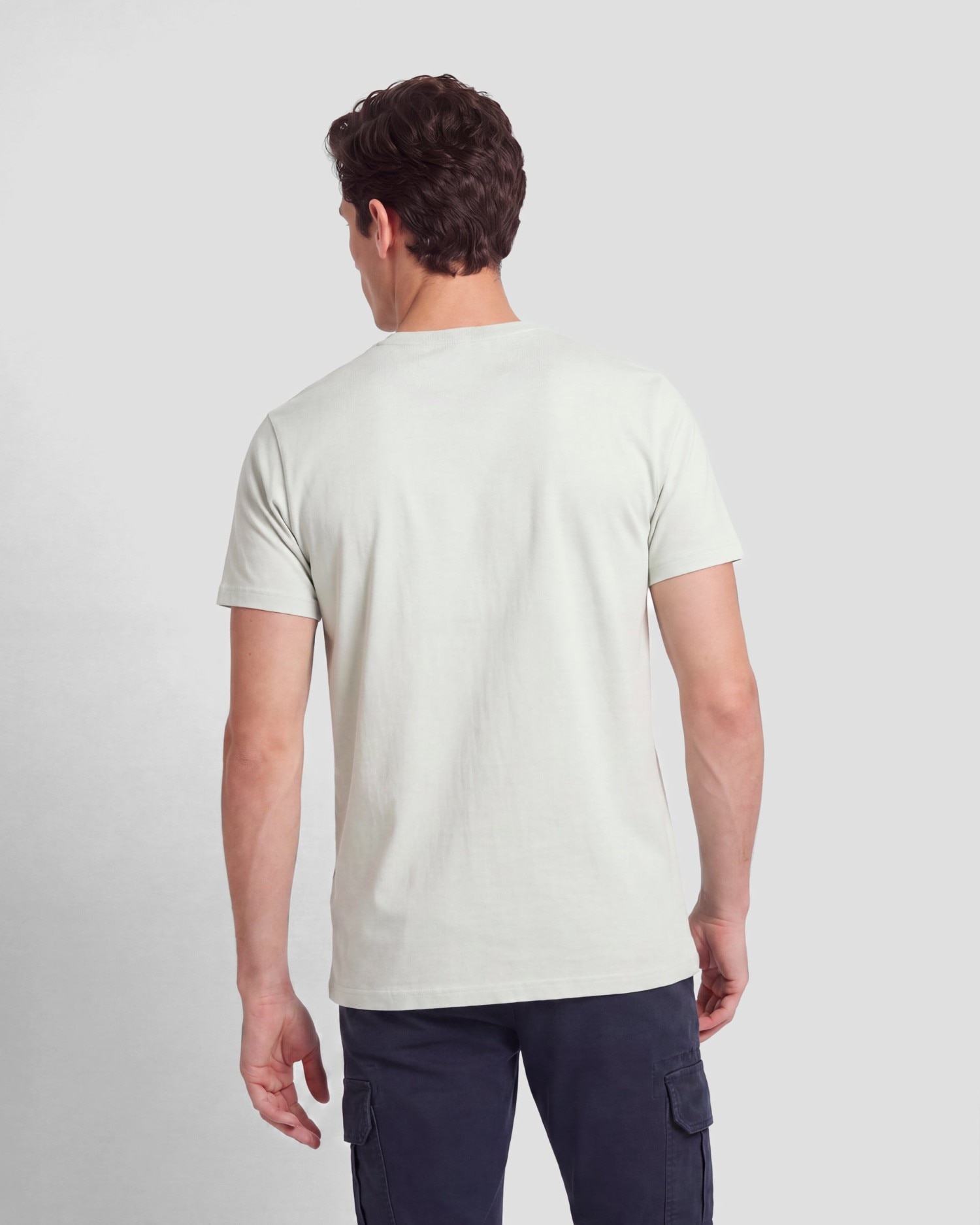 Camiseta clásica de hombre con minilogo - Silbon - Verde claro Verde claro-2