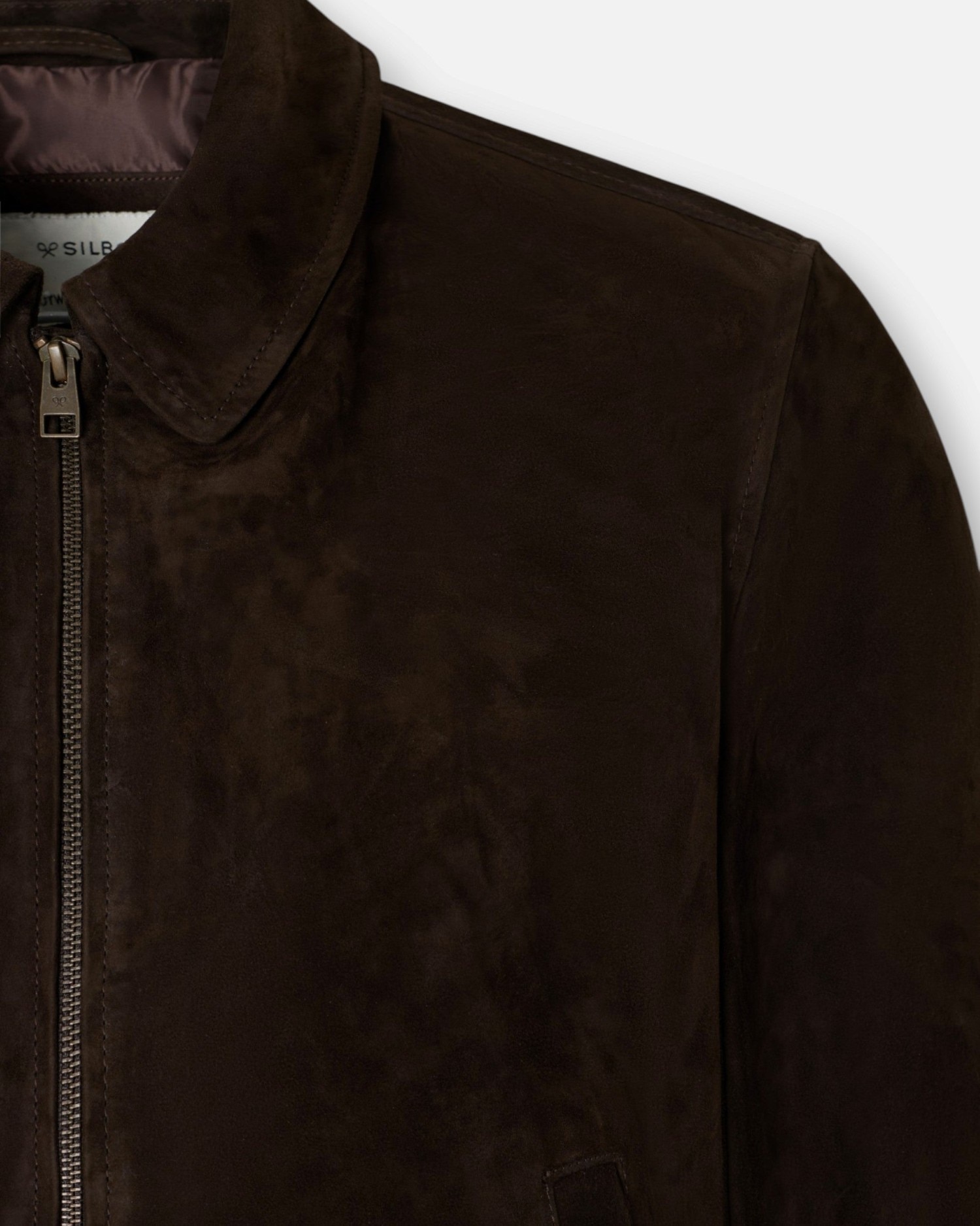 Imagen 3 de Chaqueta de hombre de piel - Silbon - Marrón Marrón