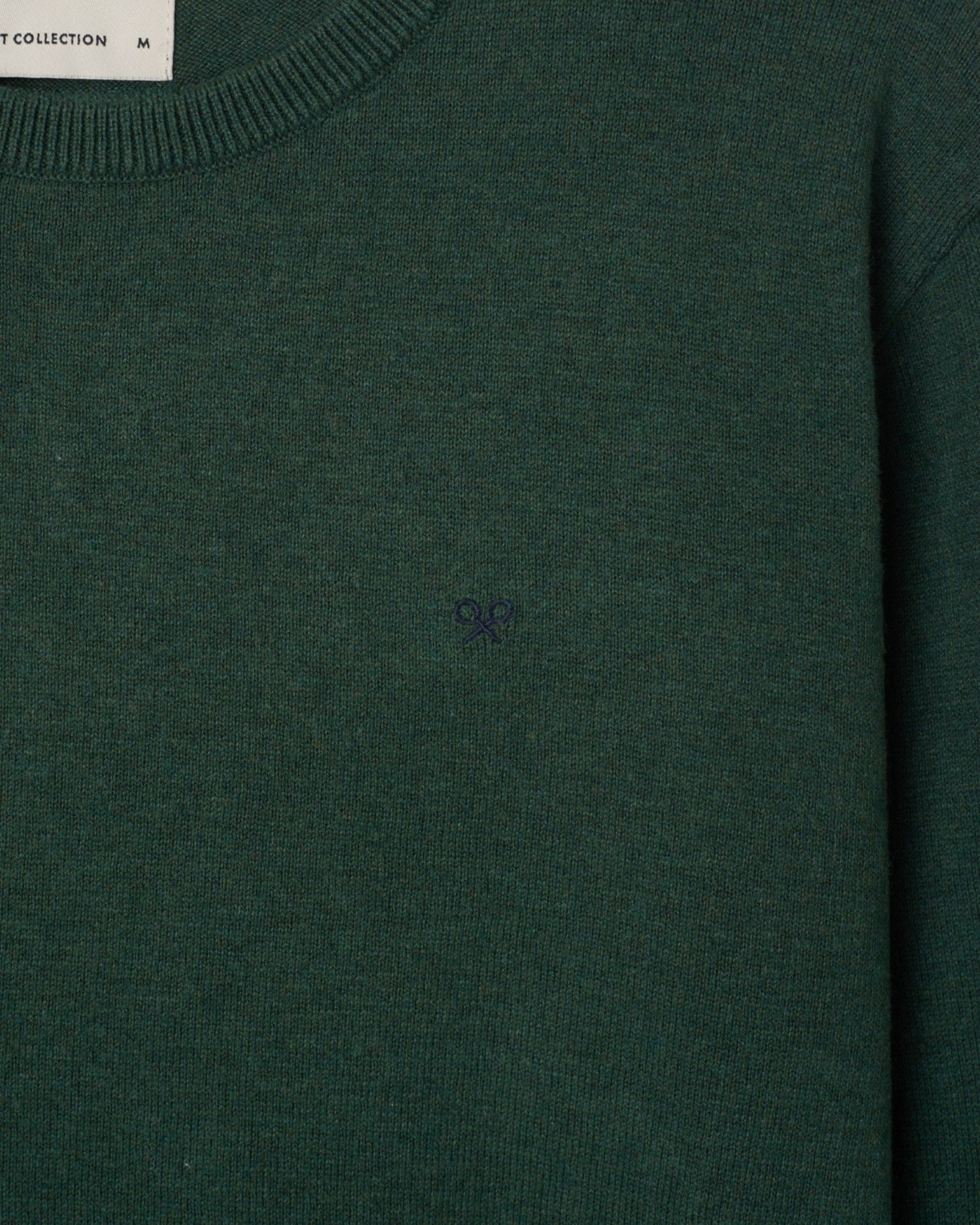 Jersey de hombre cuello redondo - Silbon - Verde oscuro Verde oscuro-3