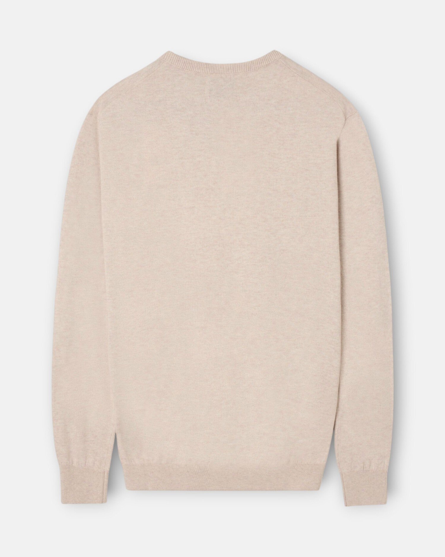 Jersey de hombre cuello pico - Silbon - Beige Beige-4