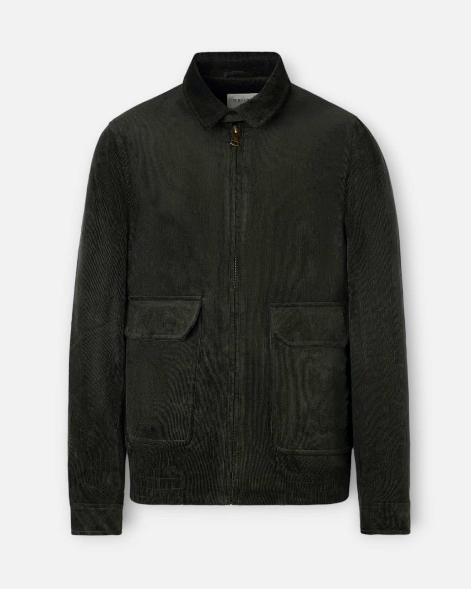 Chaqueta de hombre de pana - Silbon - Verde Verde-1