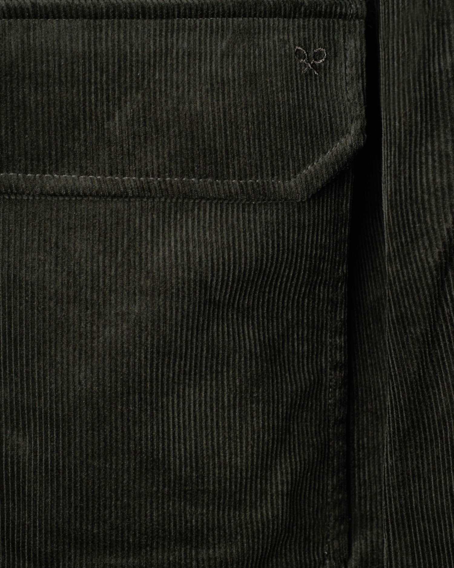 Chaqueta de hombre de pana - Silbon - Verde Verde-2