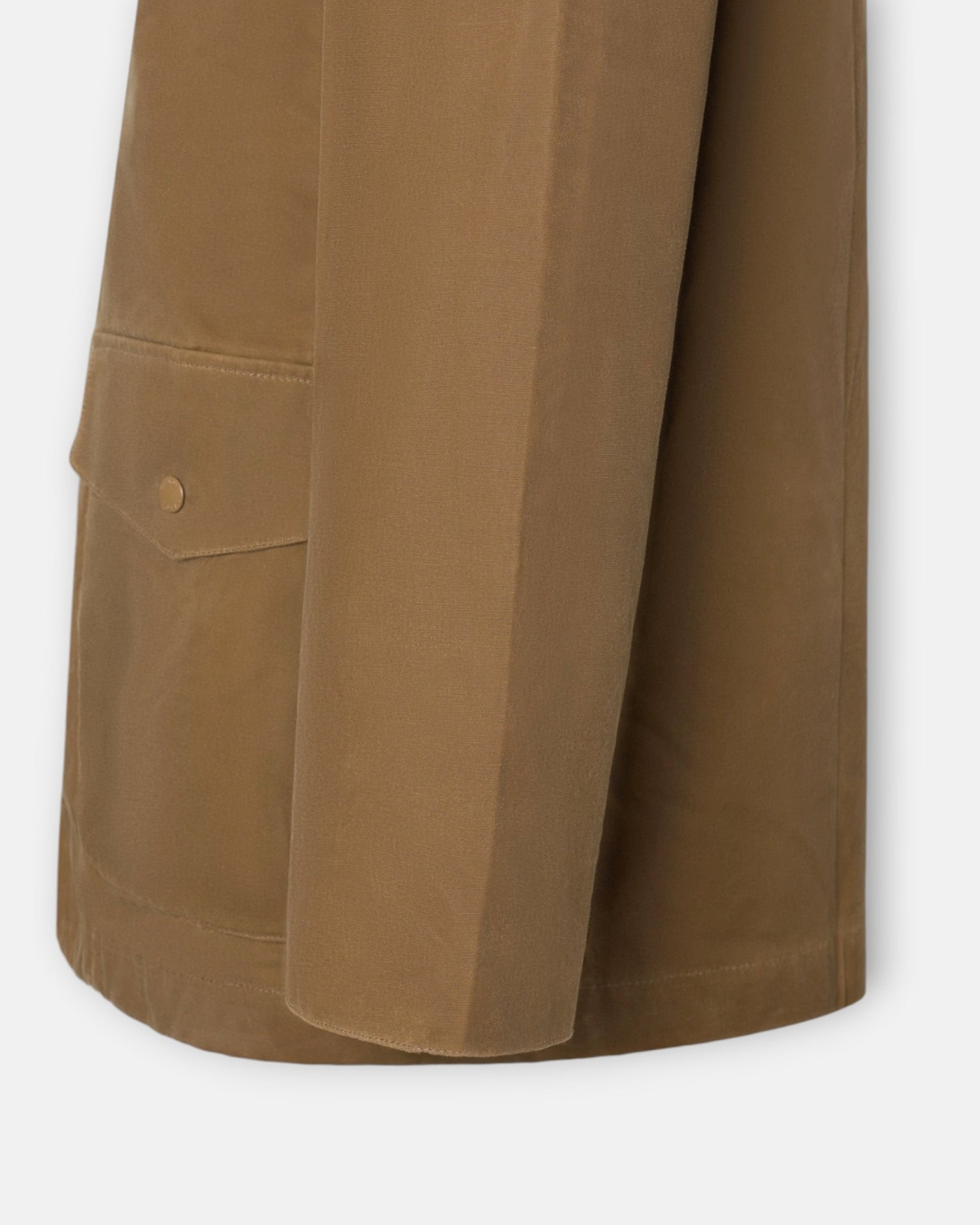 Imagen 3 de Abrigo encerado de hombre con bolsillos - Silbon - Beige Beige