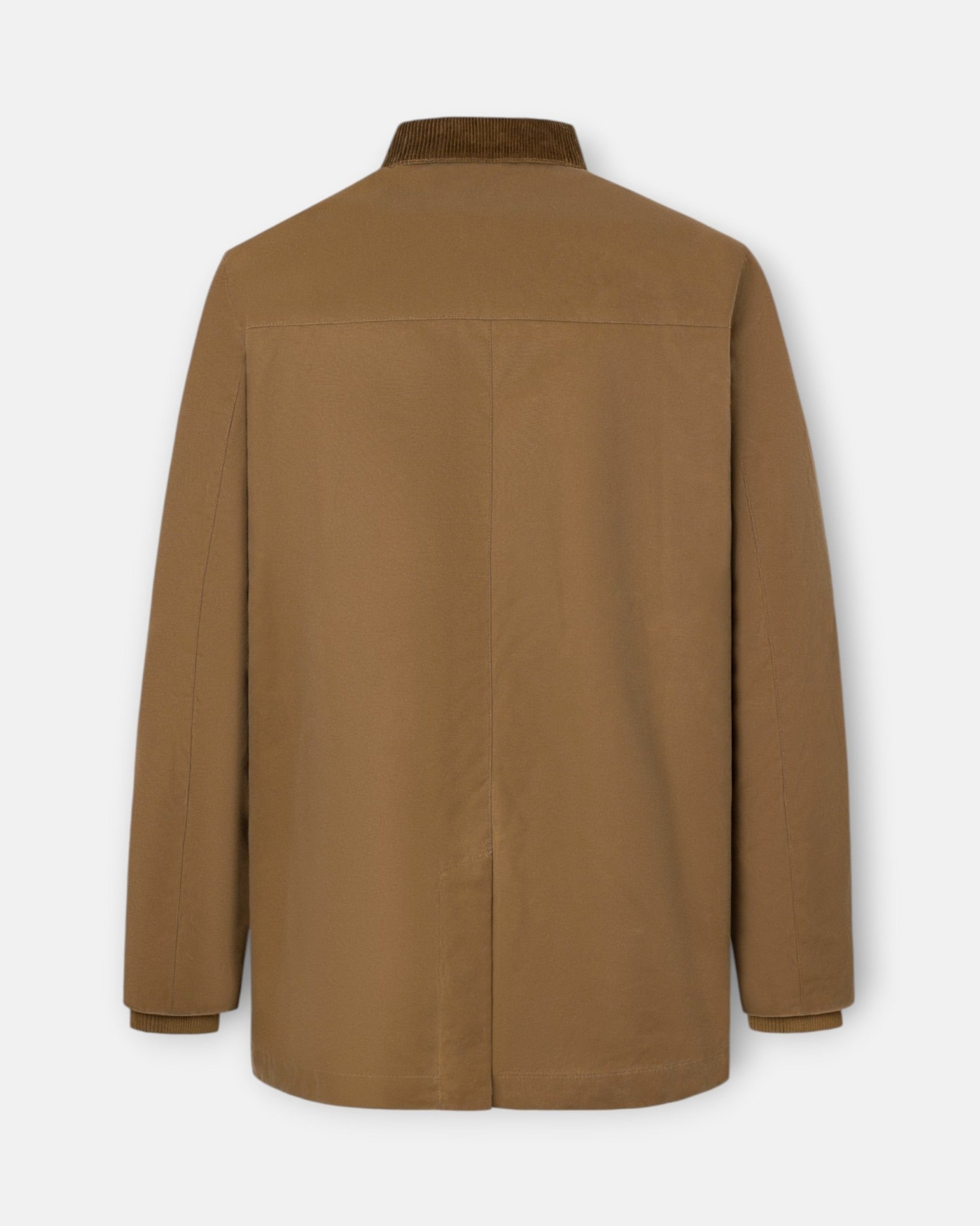 Imagen 4 de Abrigo encerado de hombre con bolsillos - Silbon - Beige Beige