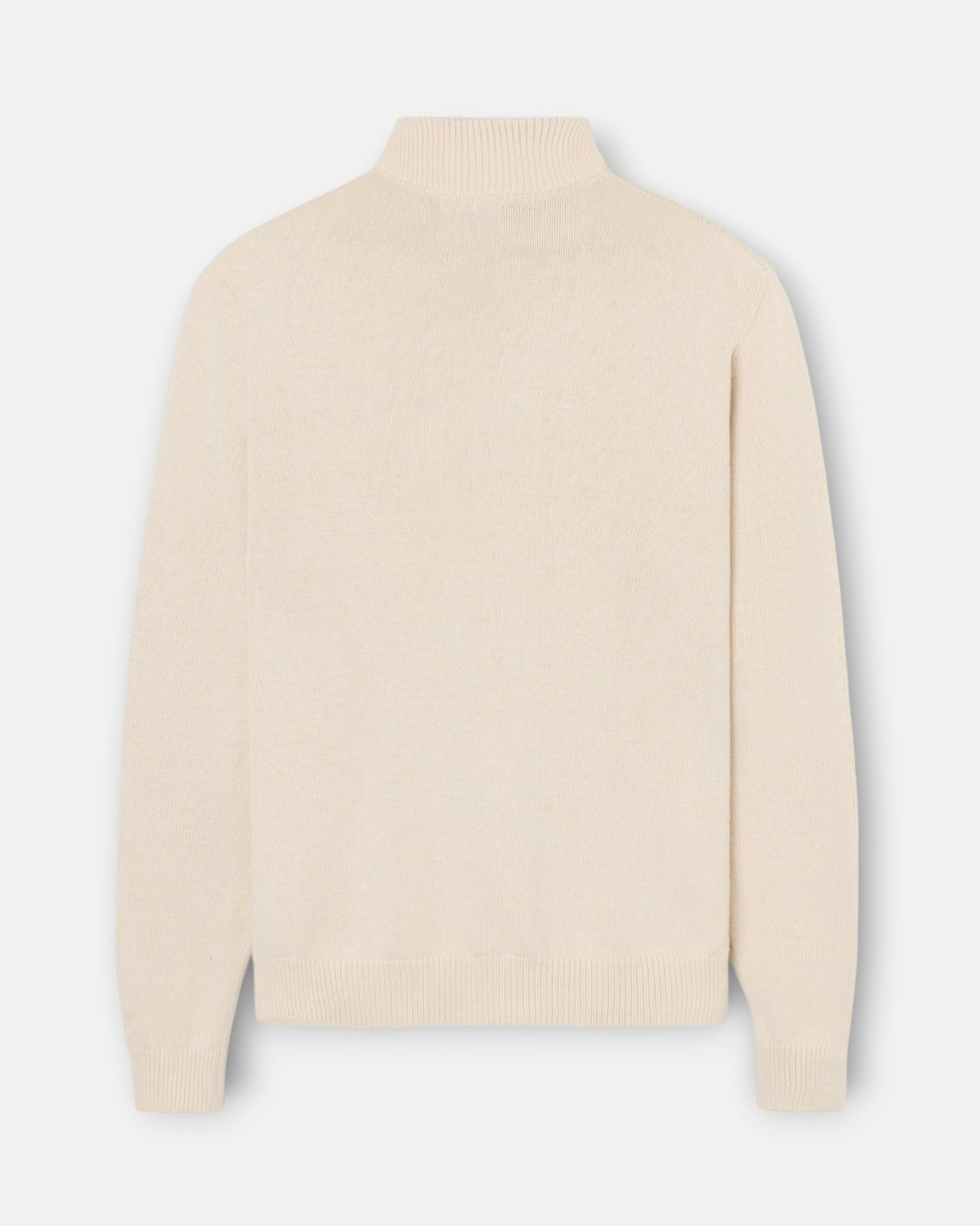 Imagen 3 de Jersey de hombre con media cremallera - Silbon - Beige Beige
