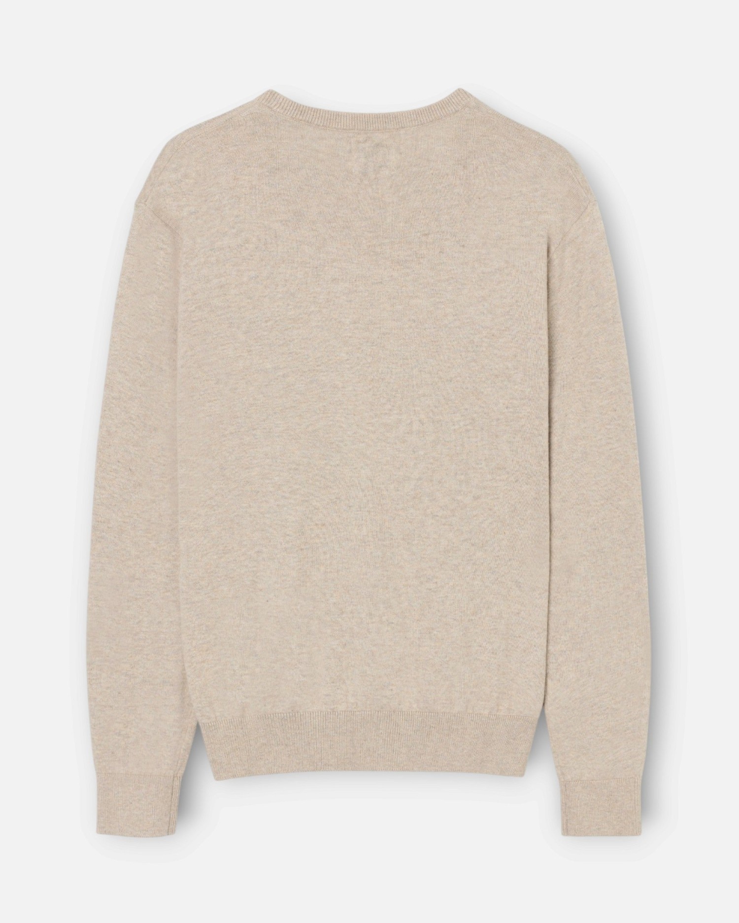 Imagen 2 de Jersey retro de hombre con cuello de pico - Silbon - Beige Beige