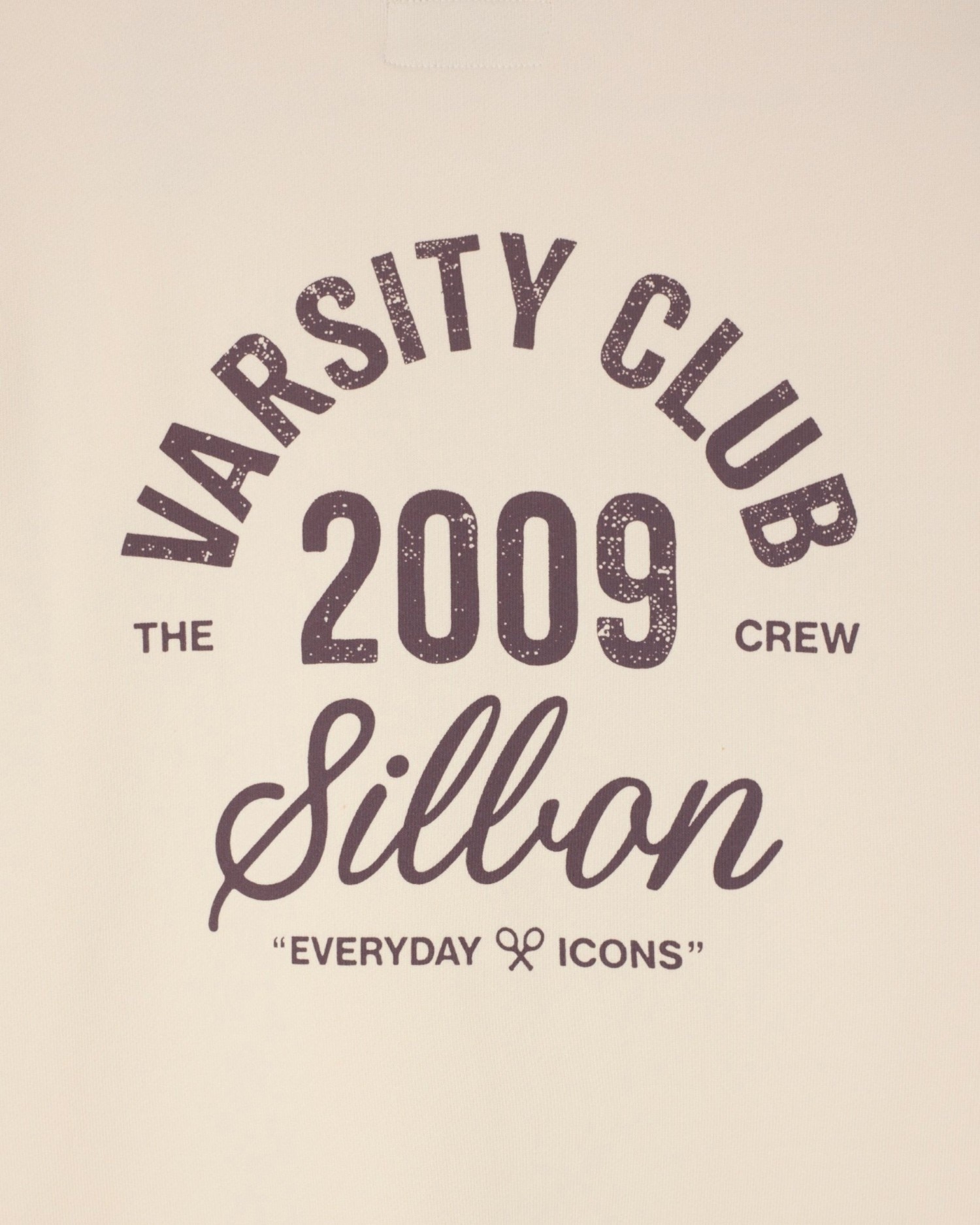 Sudadera de hombre varsity club - Silbon - Crema Crema-2