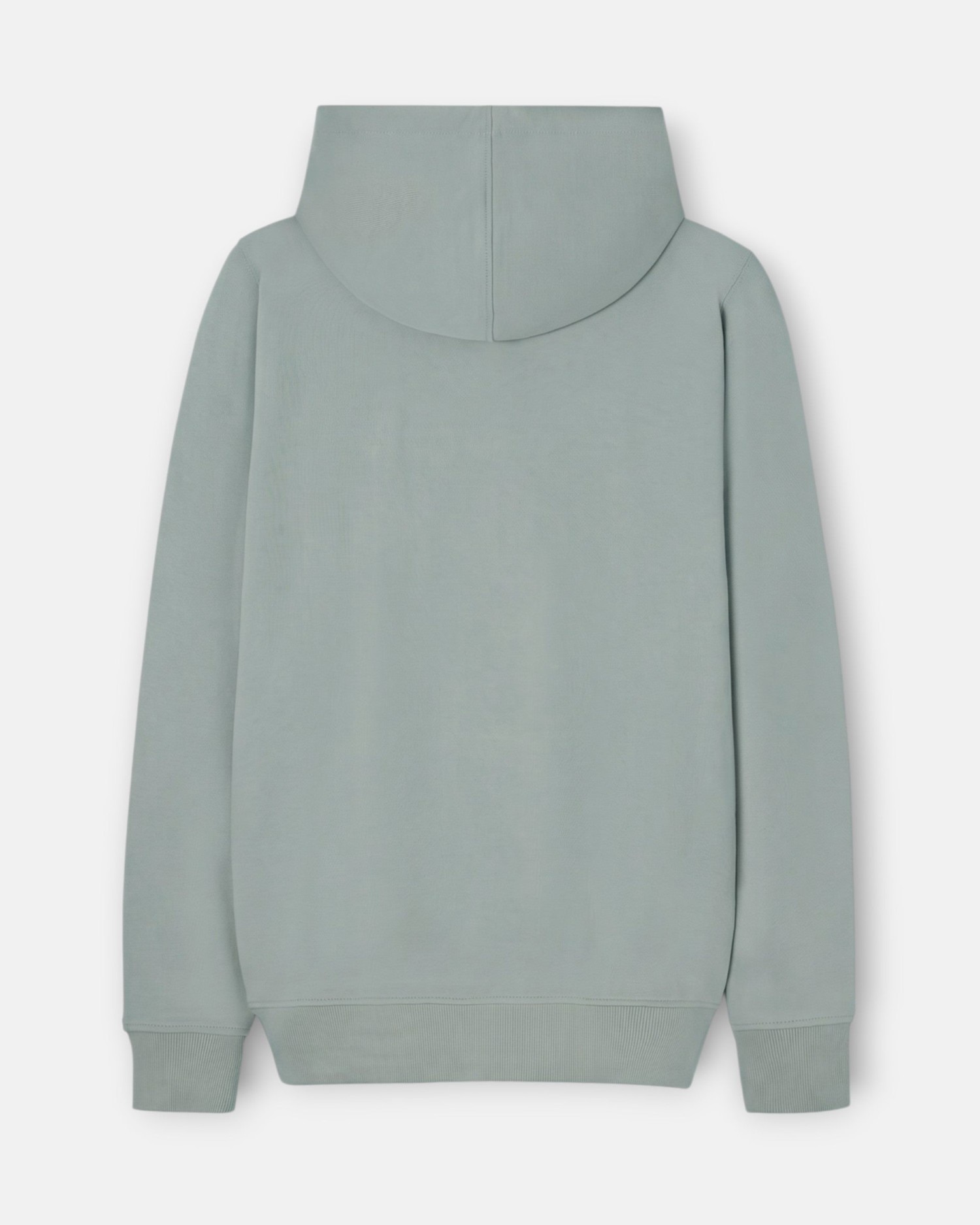 Sudadera de hombre con capucha y parche tonal - Silbon - Verde claro Verde claro-4