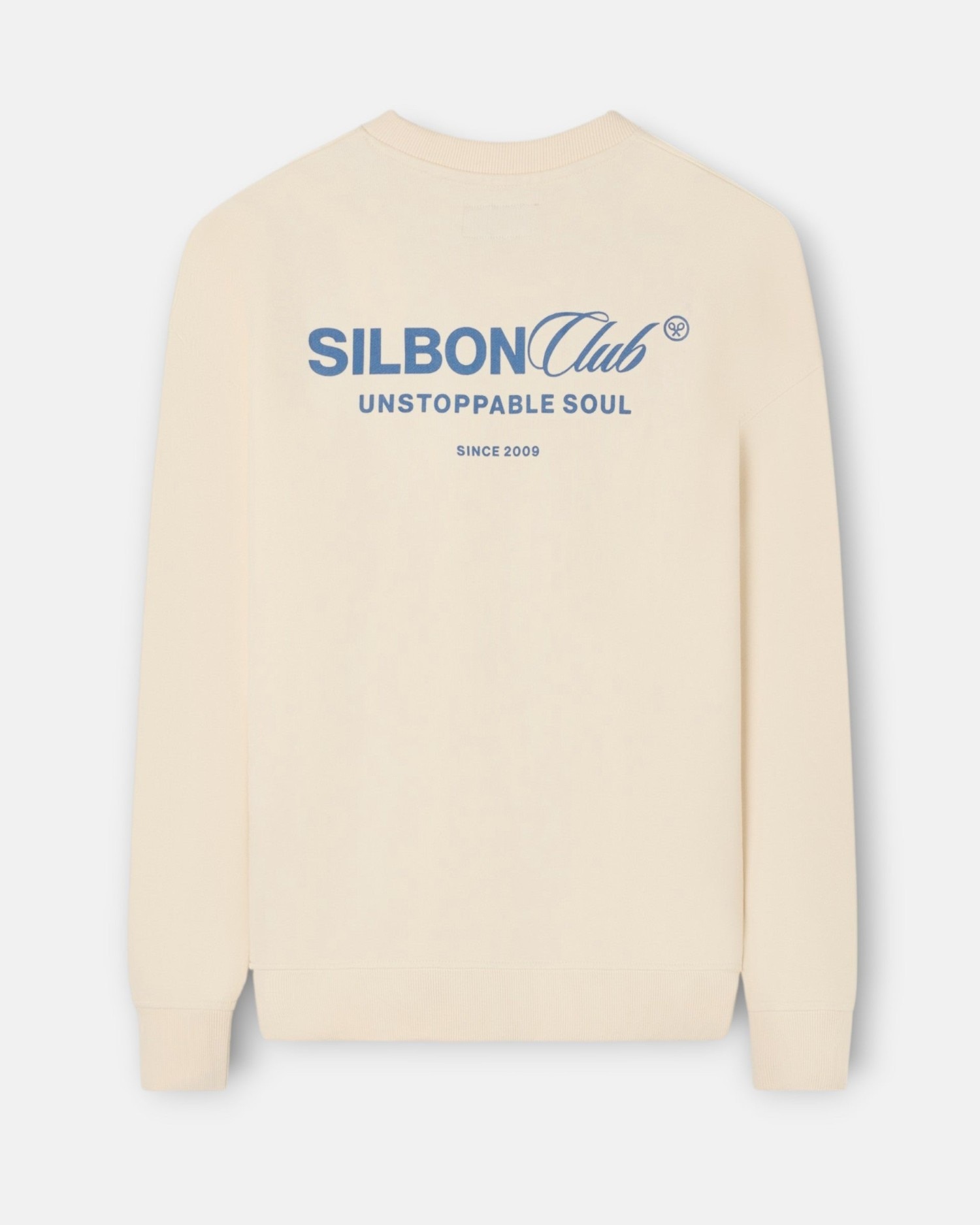 Sudadera de hombre relaxed fit silbon club - Crema Crema-2