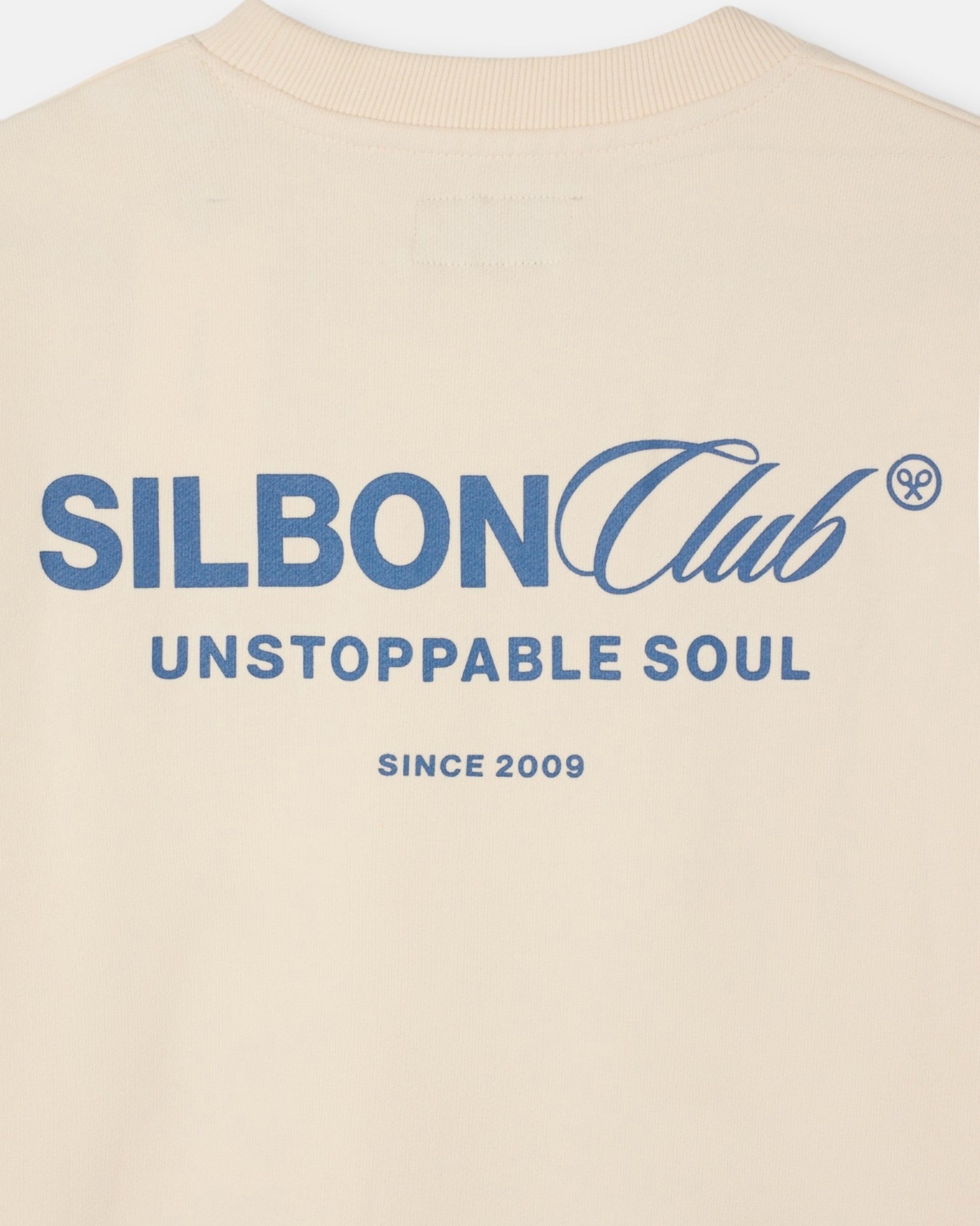 Sudadera de hombre relaxed fit silbon club - Crema Crema-4