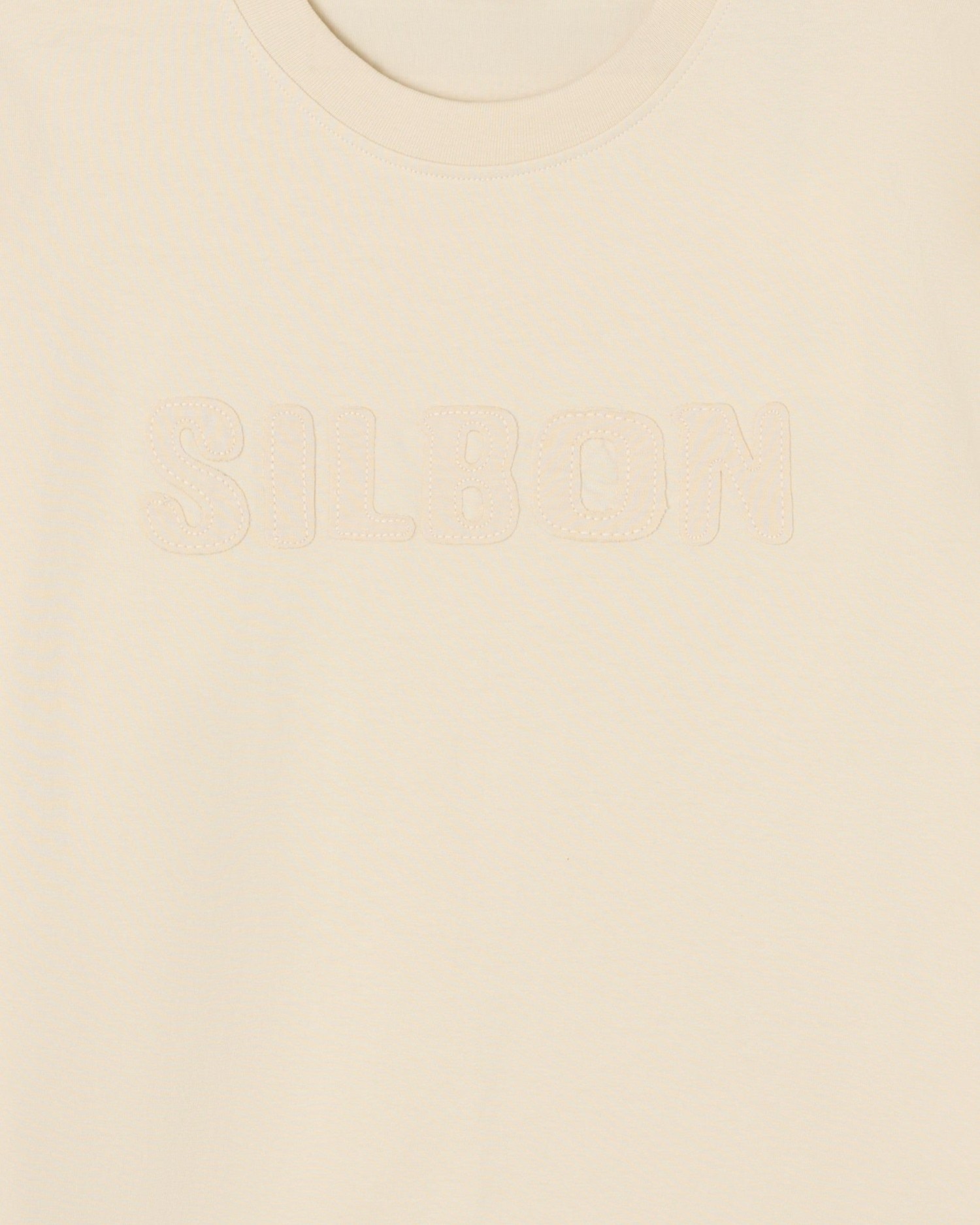 Imagen 2 de Camiseta special fit de hombre con parche silbon - Beige Beige