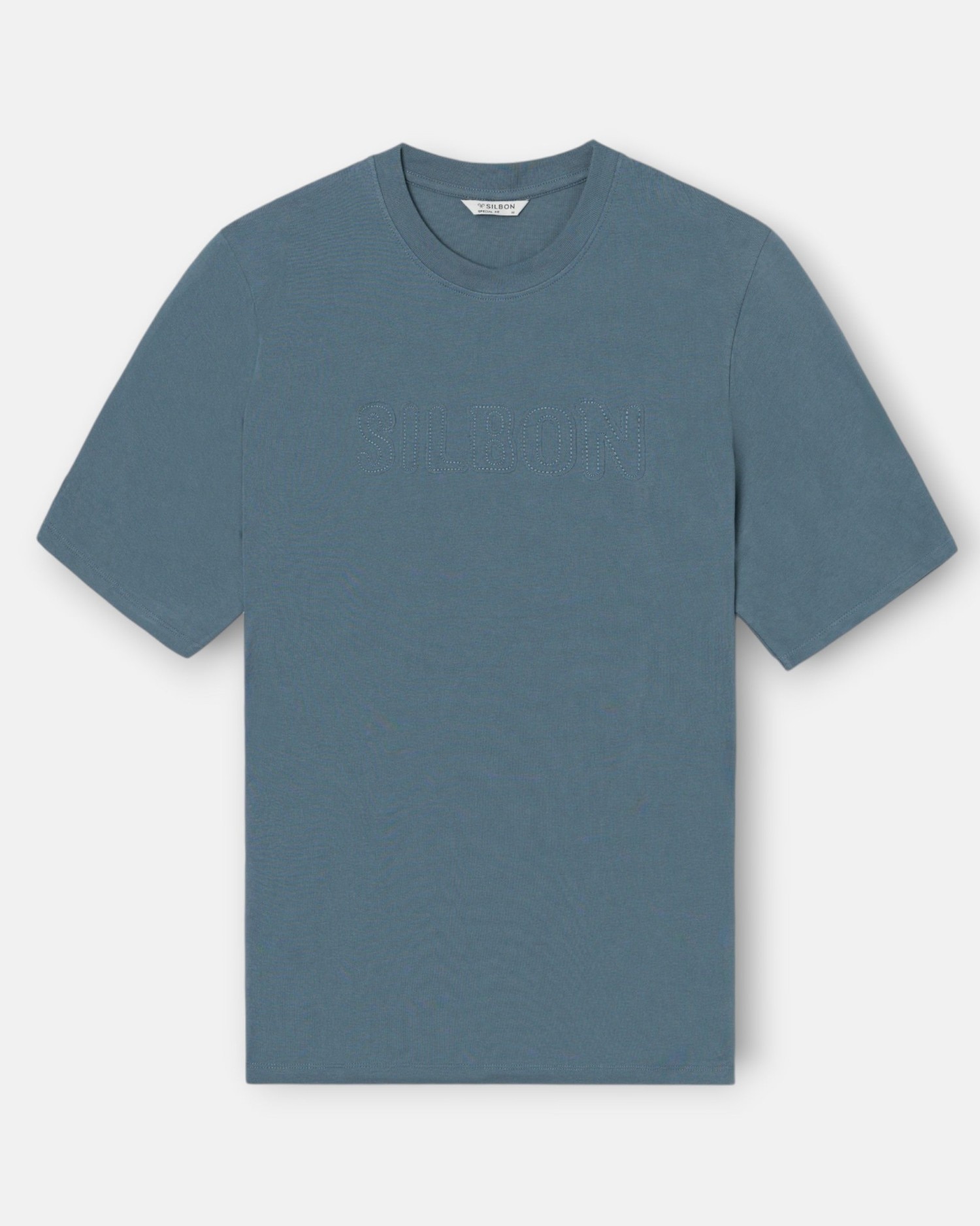 Imagen 1 de Camiseta special fit de hombre con parche silbon Gris