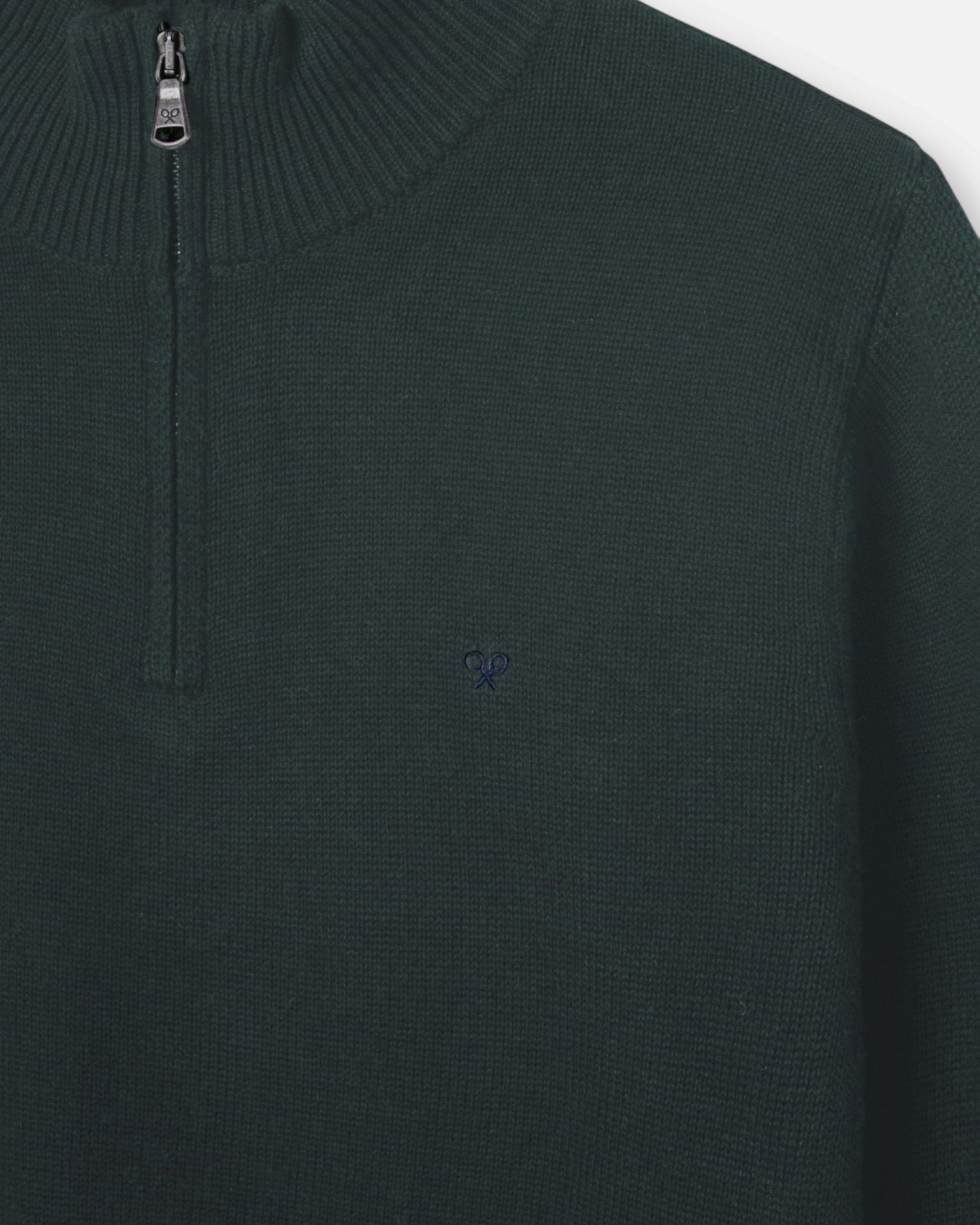 Imagen 3 de Jersey de hombre con media cremallera - Silbon - Verde Verde
