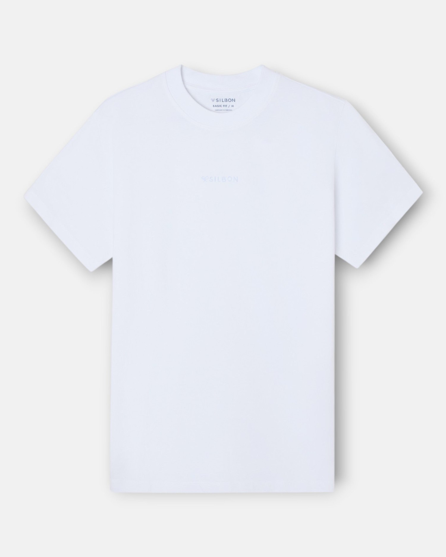 Camiseta de hombre silbon tono - Blanco Blanco-1