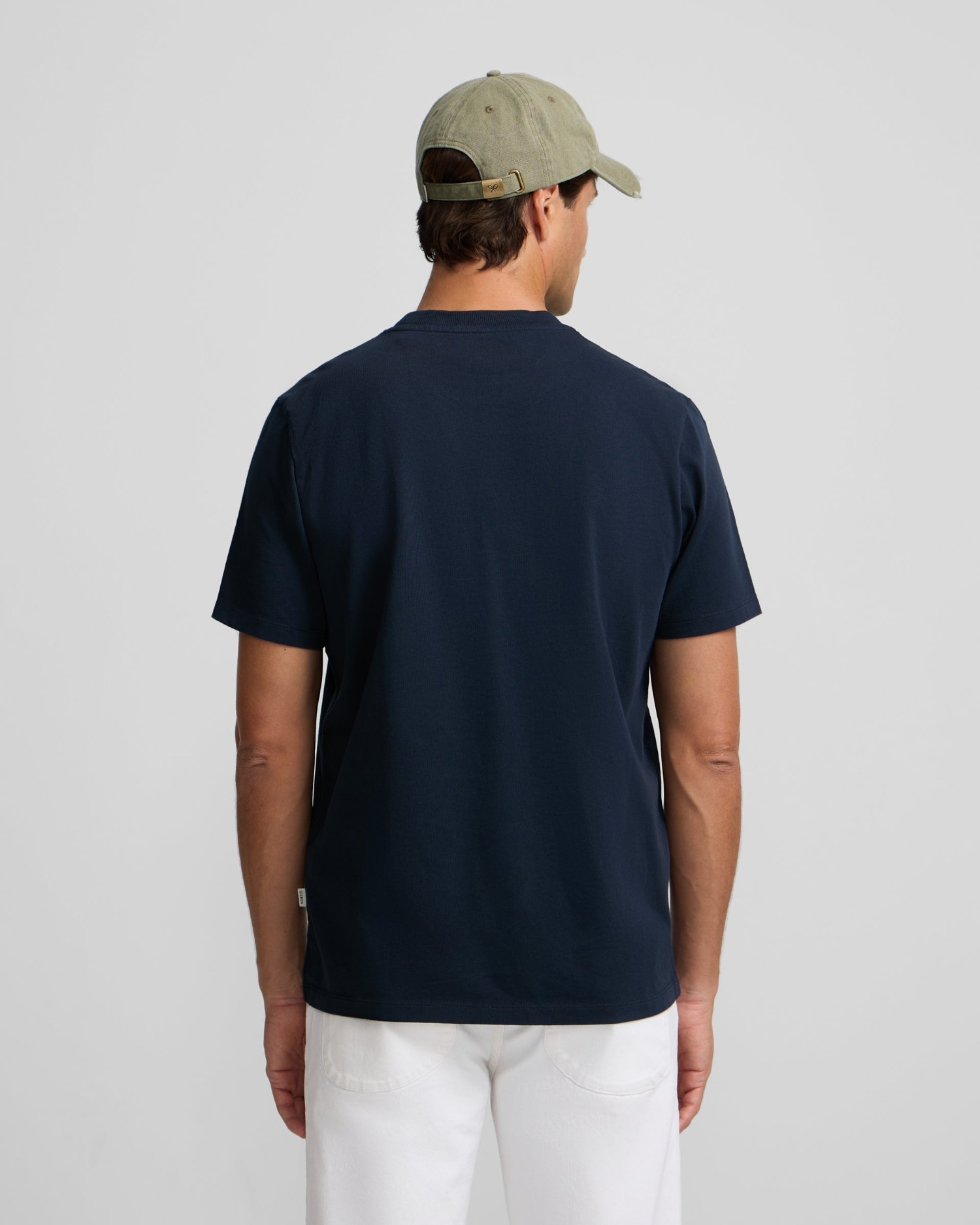 Camiseta de hombre silbon patch con logotipo en relieve - Azul marino Azul marino-2