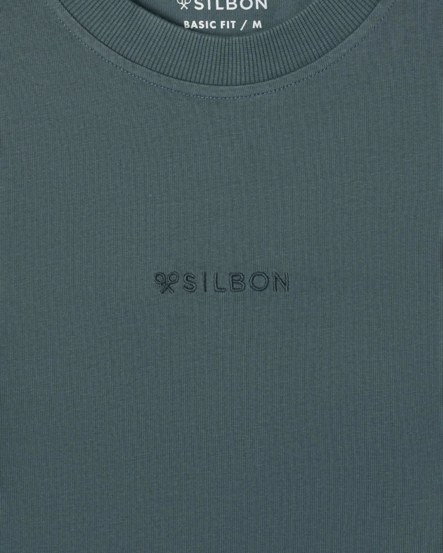 Camiseta de hombre silbon tono - Verde Verde-3