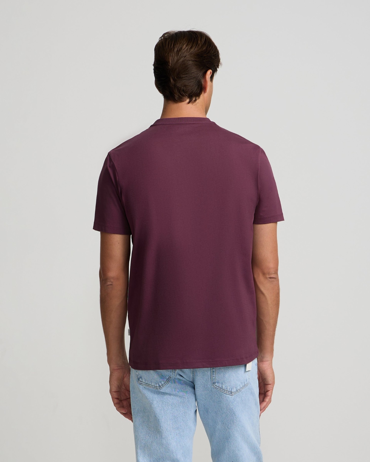 Camiseta clásica de hombre con minilogo - Silbon - Burdeos Burdeos-2