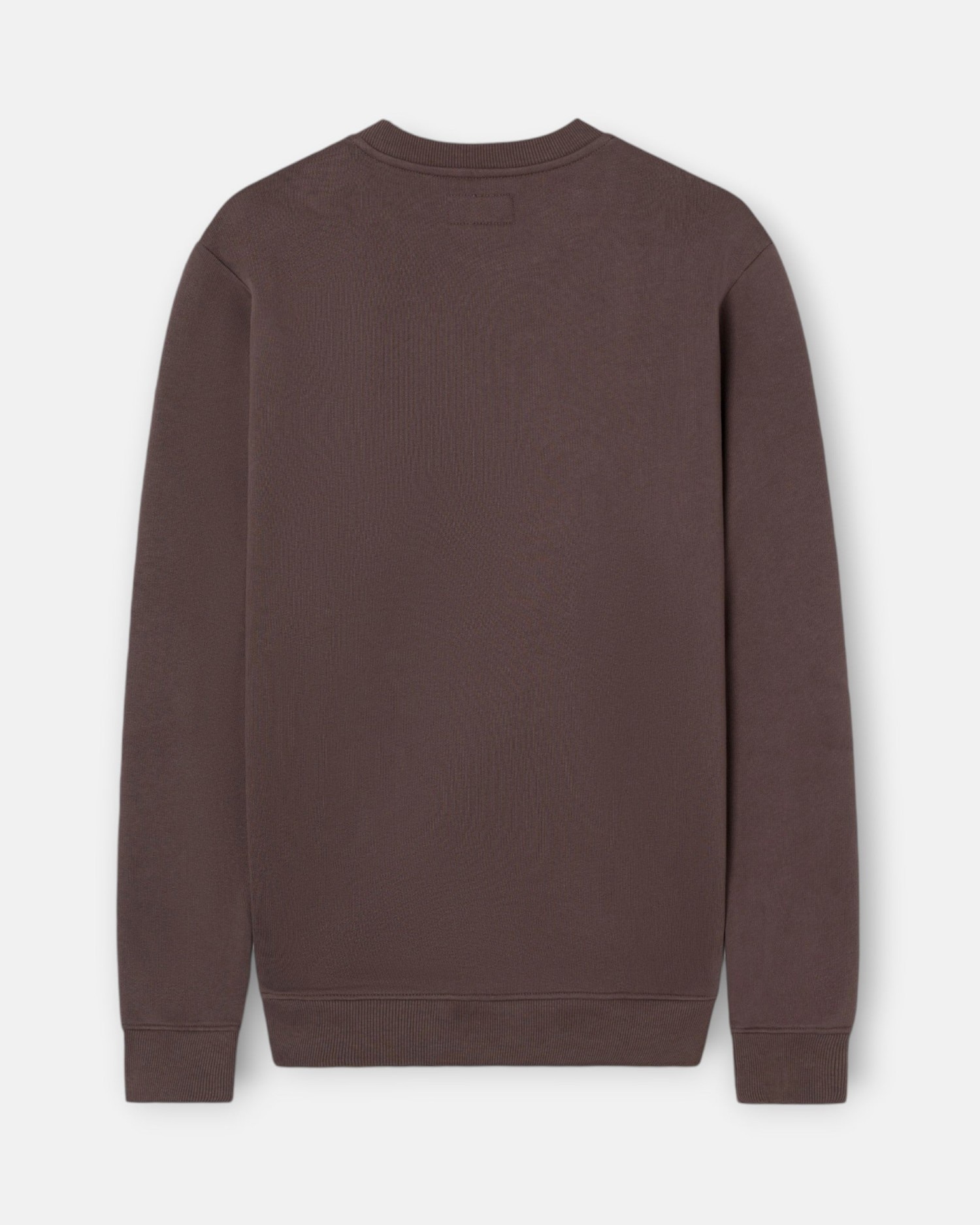 Imagen 3 de Sudadera de hombre lisa con minilogo de rizo - Silbon - Marrón Marrón
