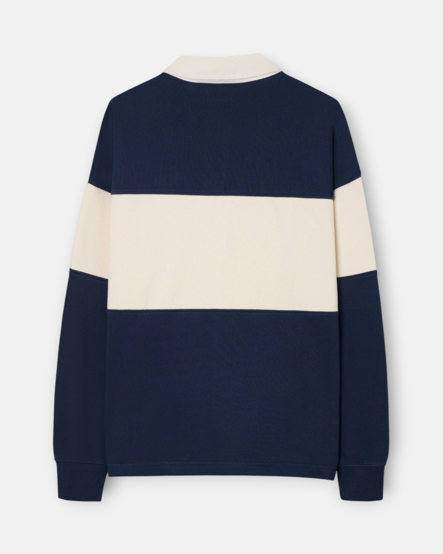 Imagen 4 de Sudadera relaxed de hombre con cuello polo - Silbon - Azul marino Azul marino
