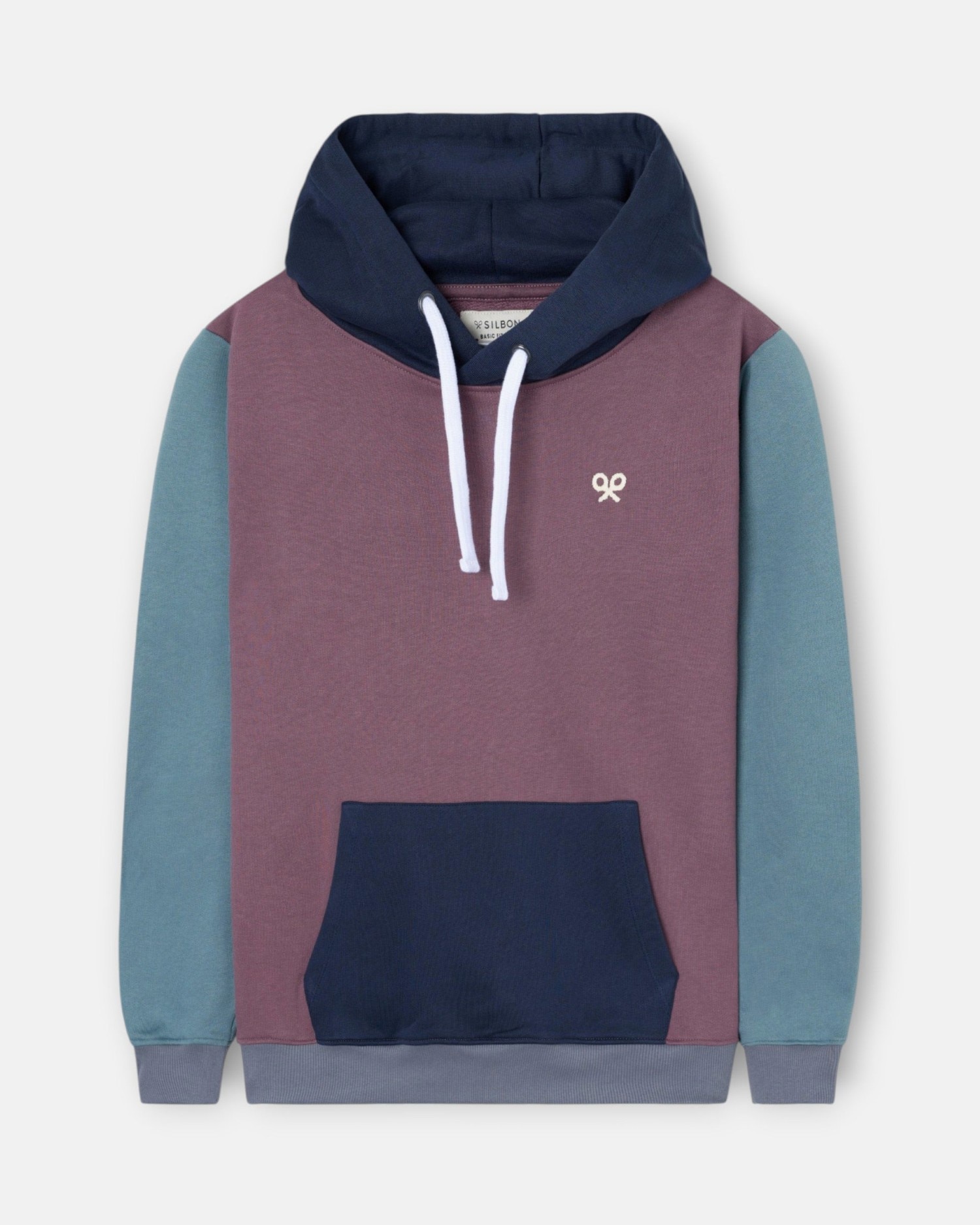 Imagen 1 de Sudadera de hombre con capucha Burdeos