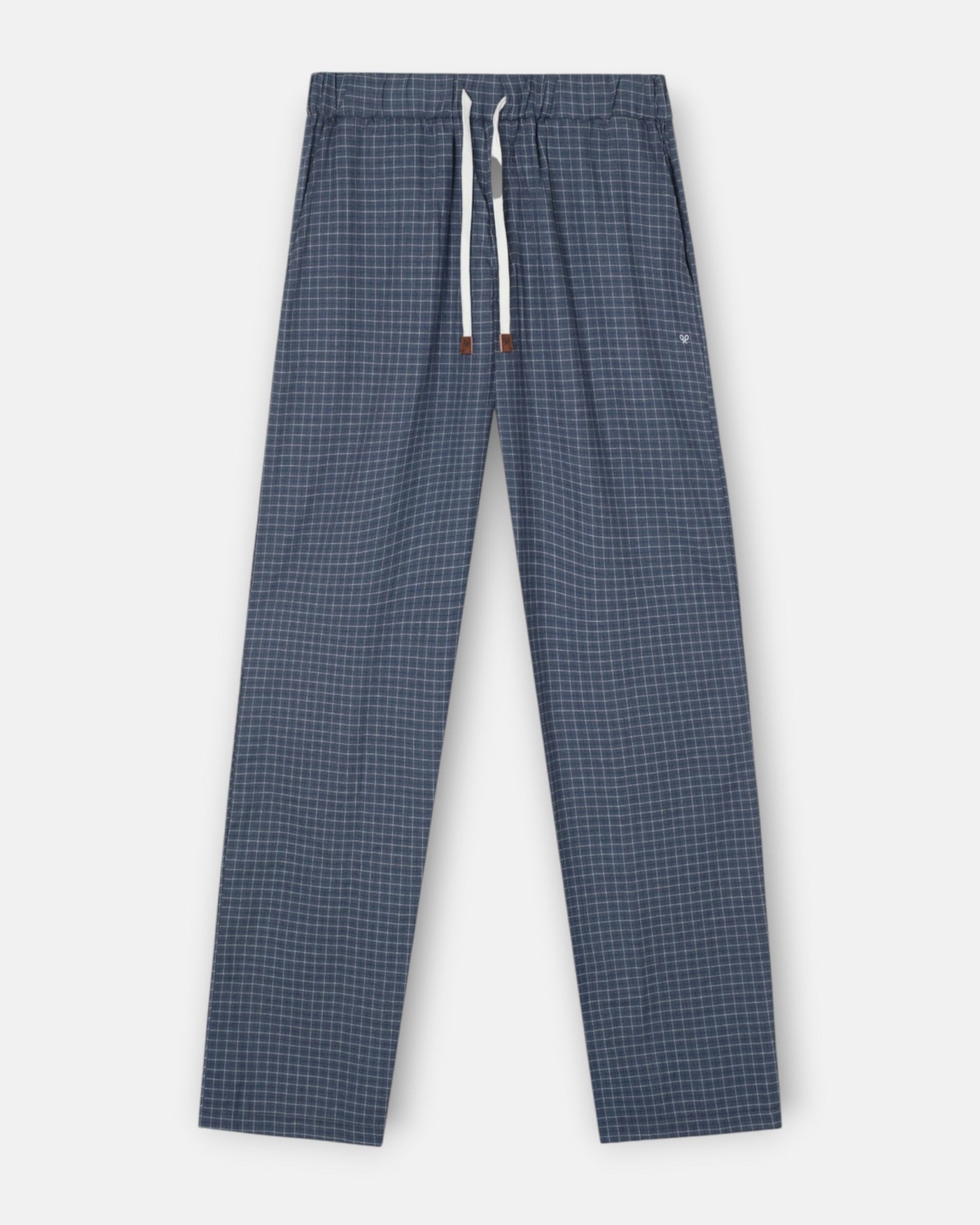 Pijama de hombre cuadros - Silbon - Azul marino Azul marino-3