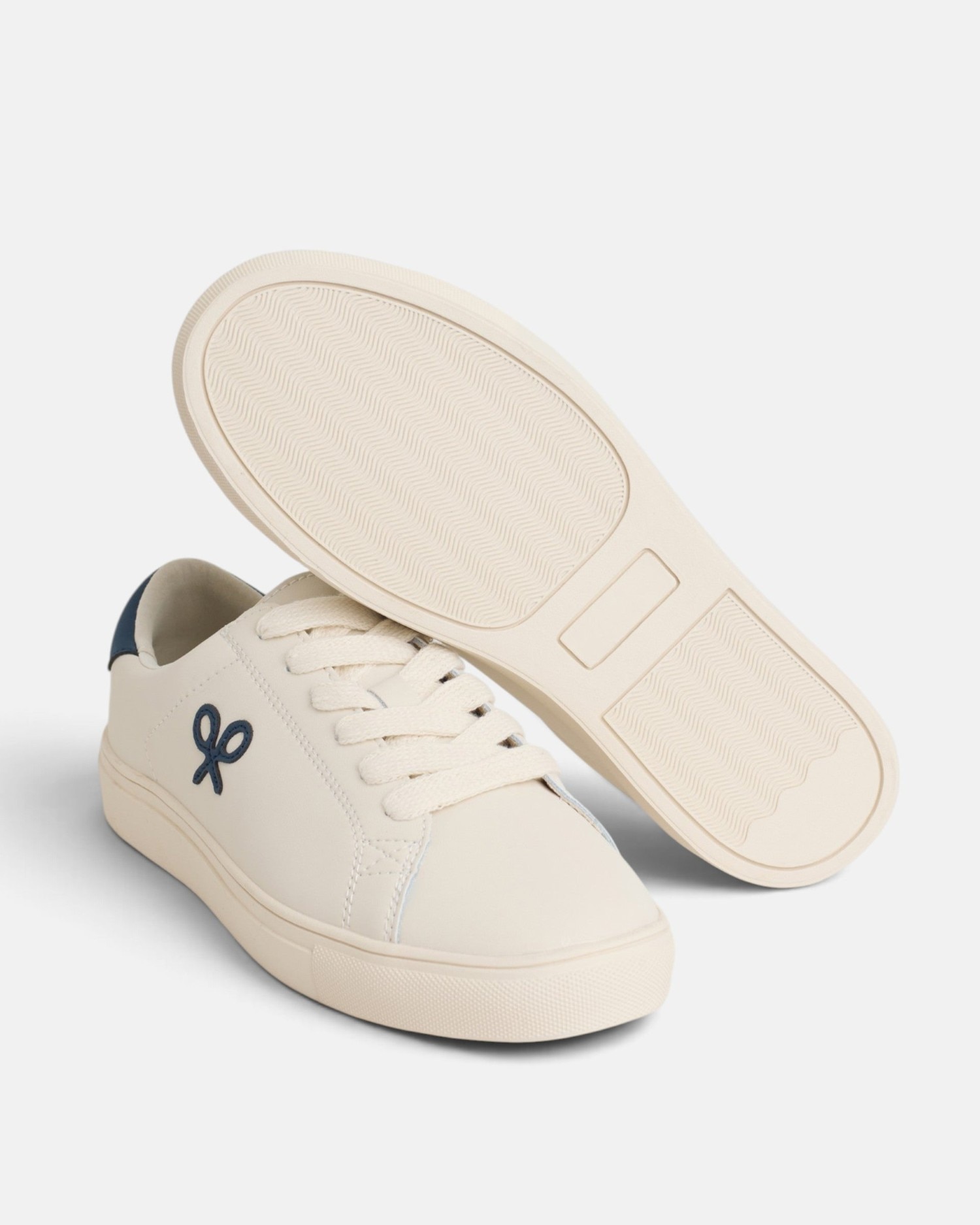 Zapatilla clásica piel - Silbon - Azul marino Azul marino-4