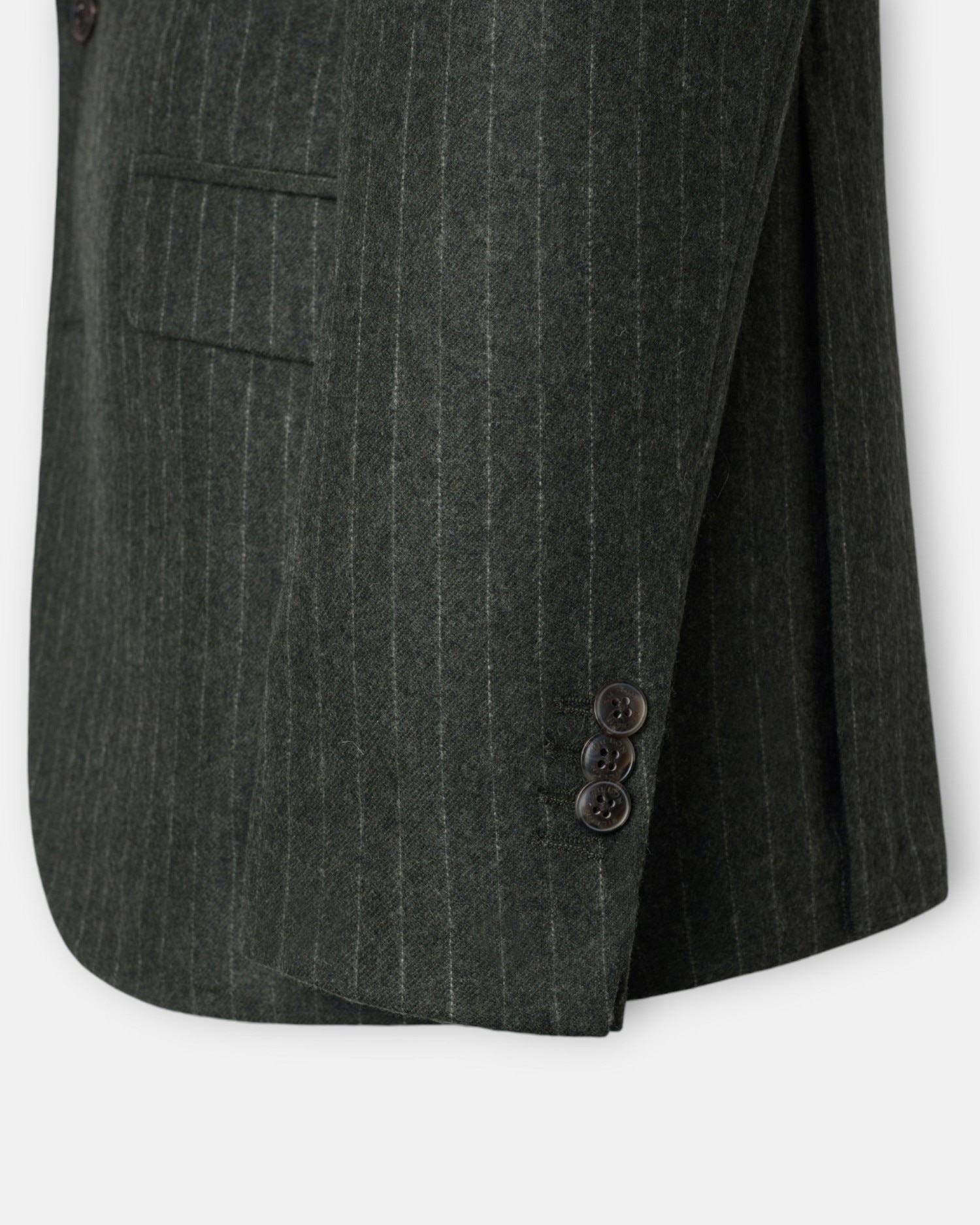 Americana de hombre raya diplomática - Silbon - Verde Verde-4