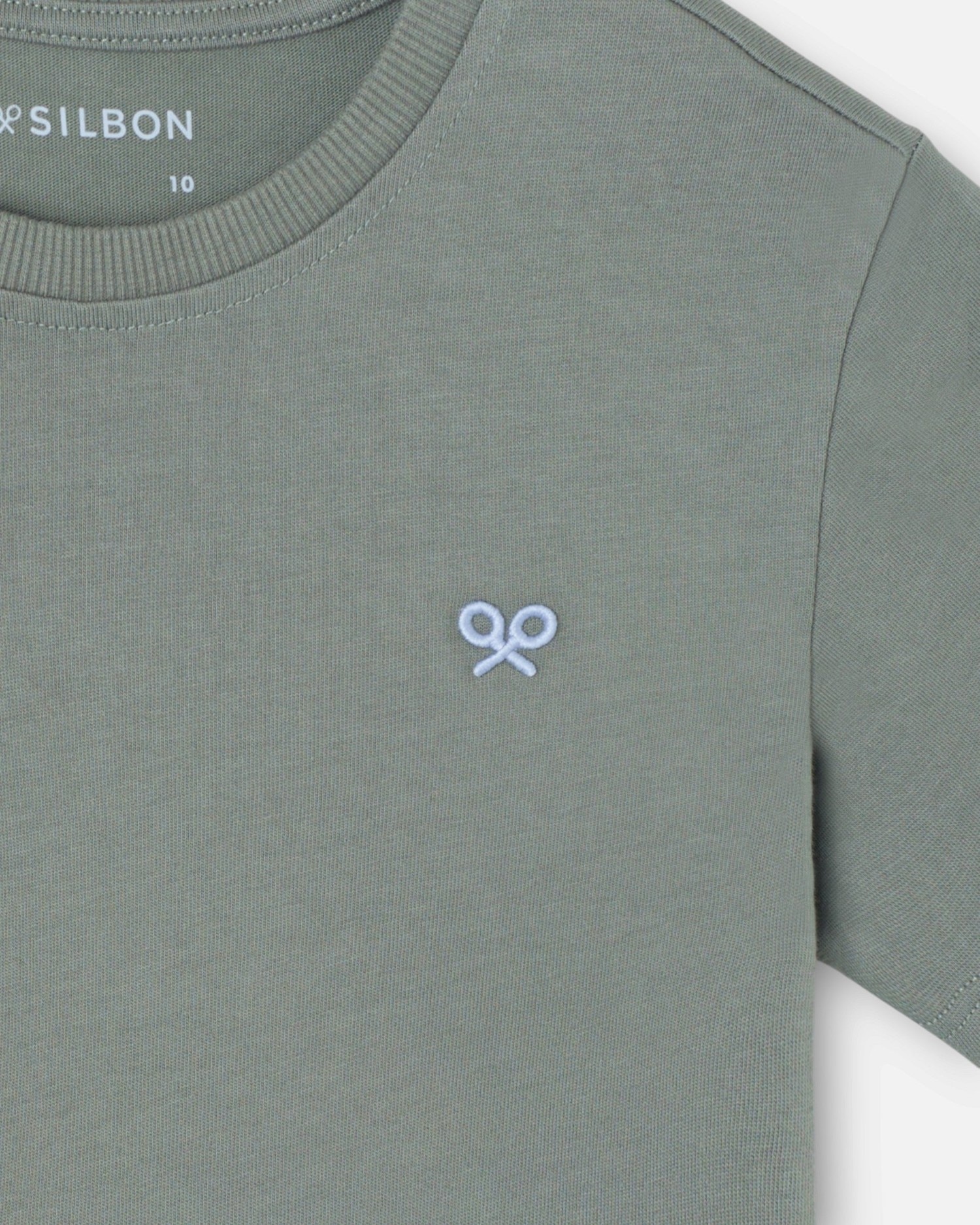 Camiseta de niño con minilogo - Silbon - Verde Verde-3