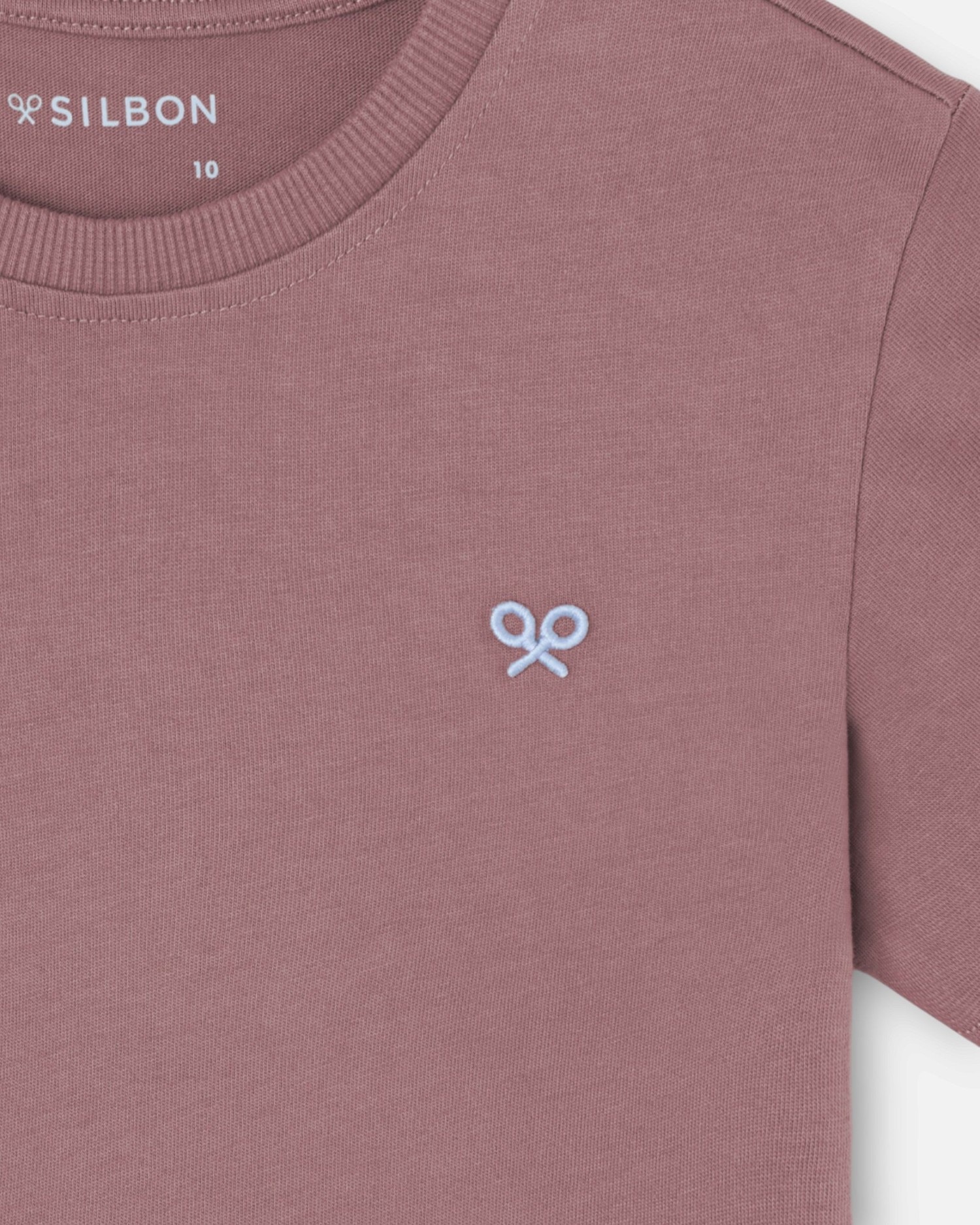 Camiseta de niño con minilogo - Silbon - Burdeos Burdeos-3