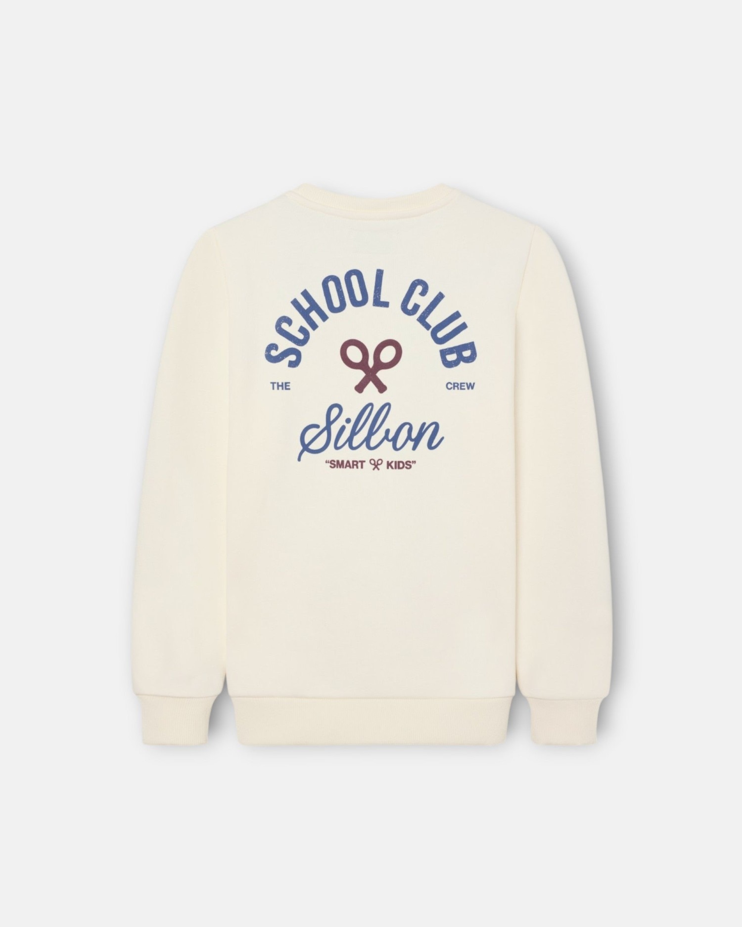 Sudadera de niño school club - Silbon - Crema Crema-2