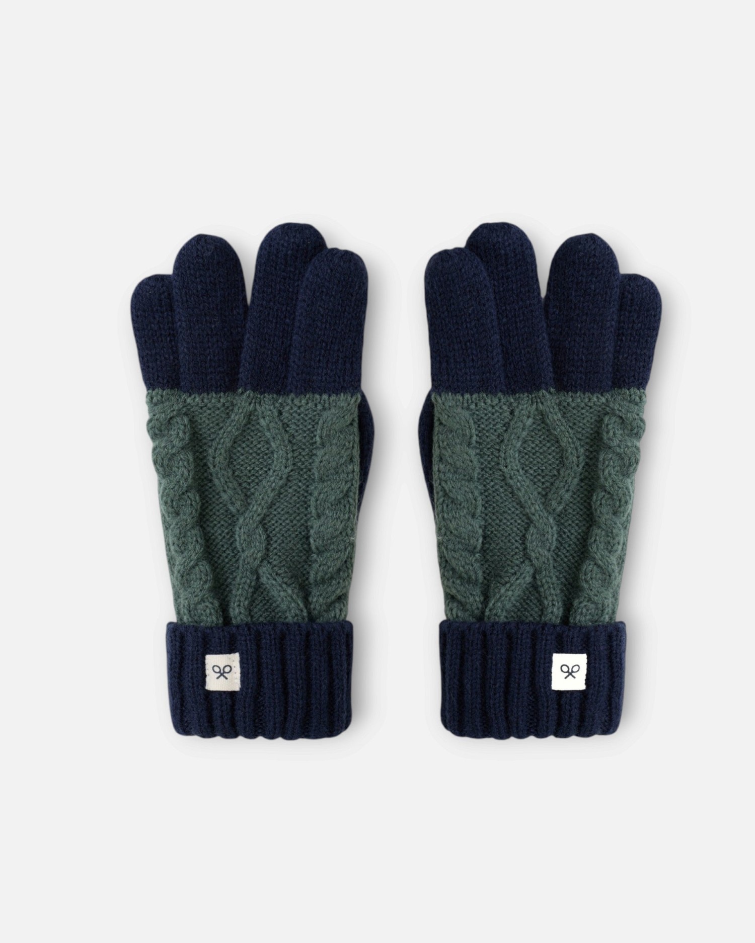 Imagen 1 de Guantes lana ochos Azul