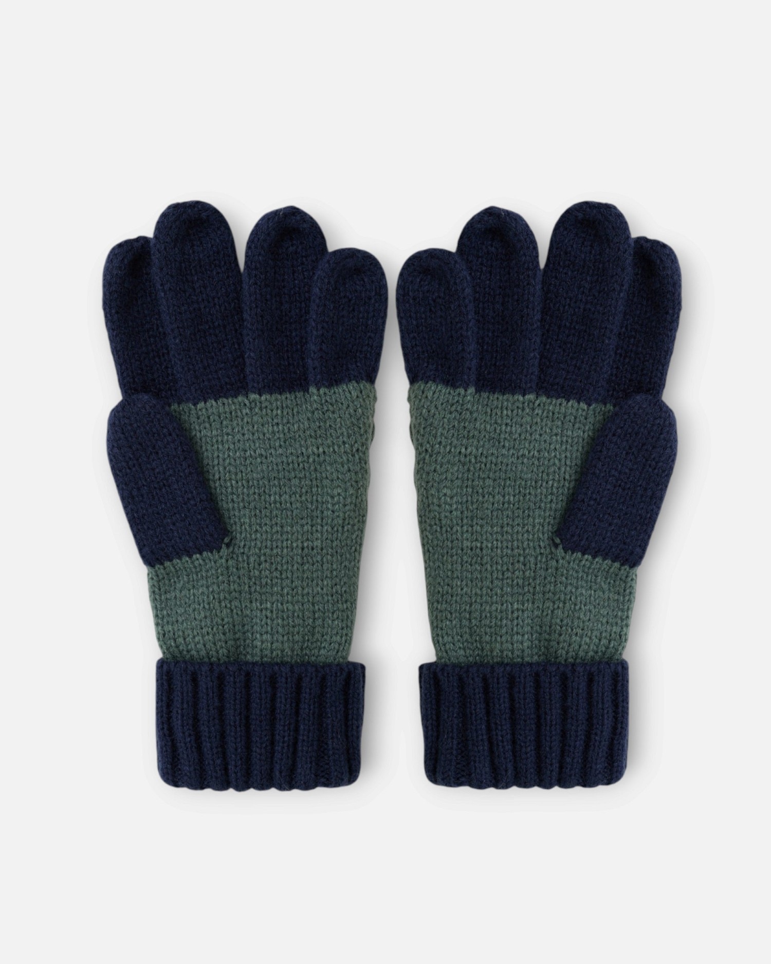 Imagen 3 de Guantes lana ochos - Silbon - Azul Azul