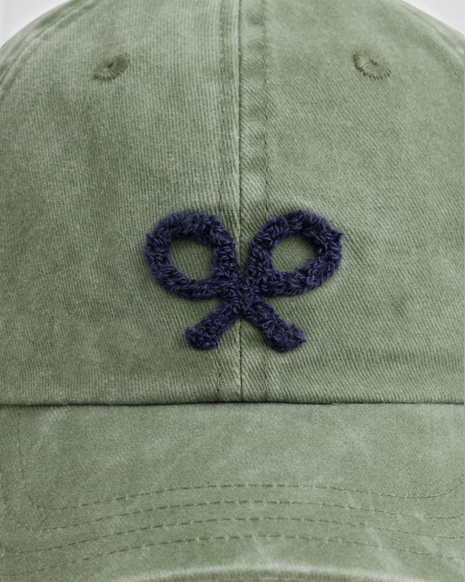 Imagen 4 de Gorra algodón raqueta bordada - Silbon - Verde Verde