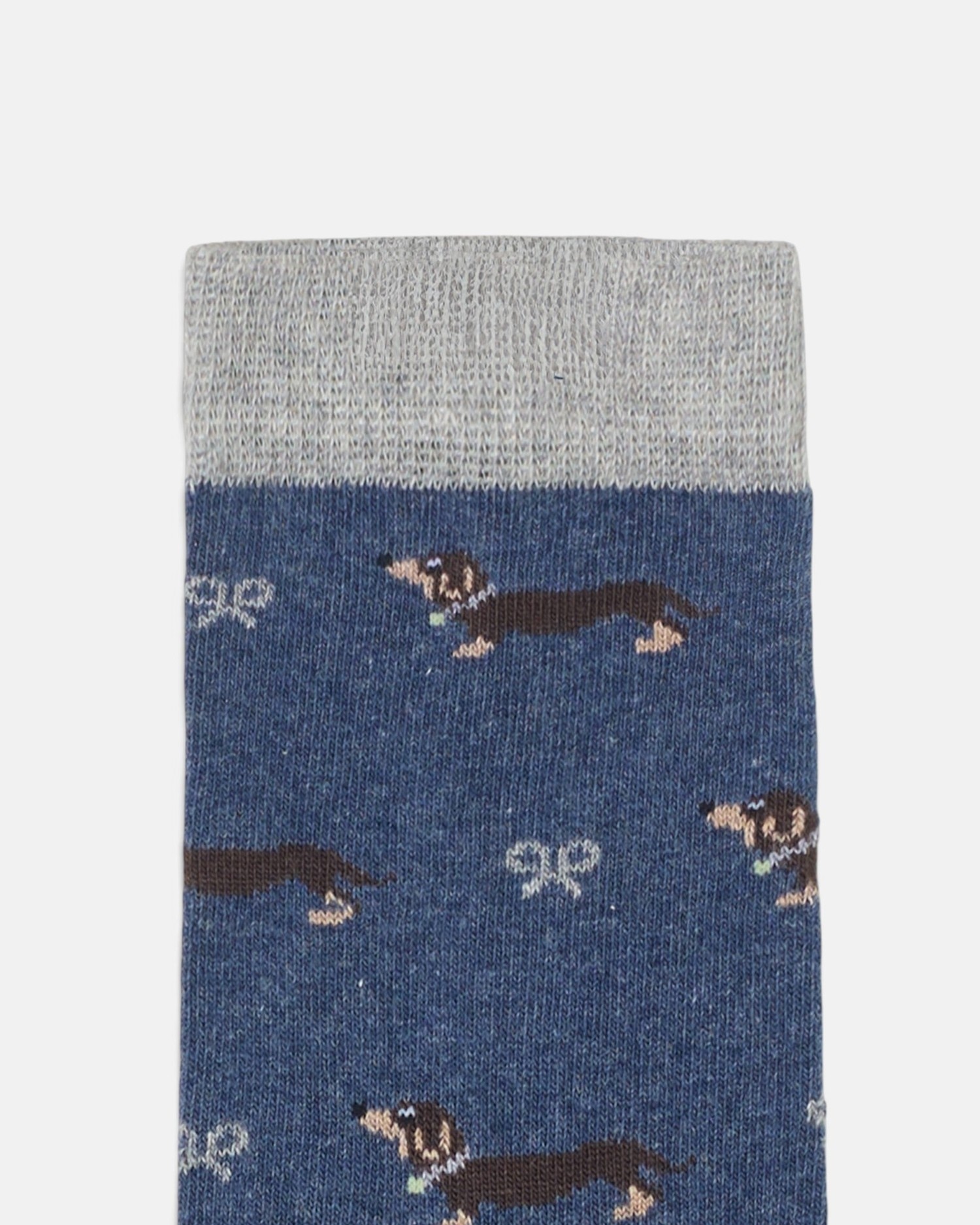 Calcetines de niño con estampado doggy - Silbon - Azul marino Azul marino-3