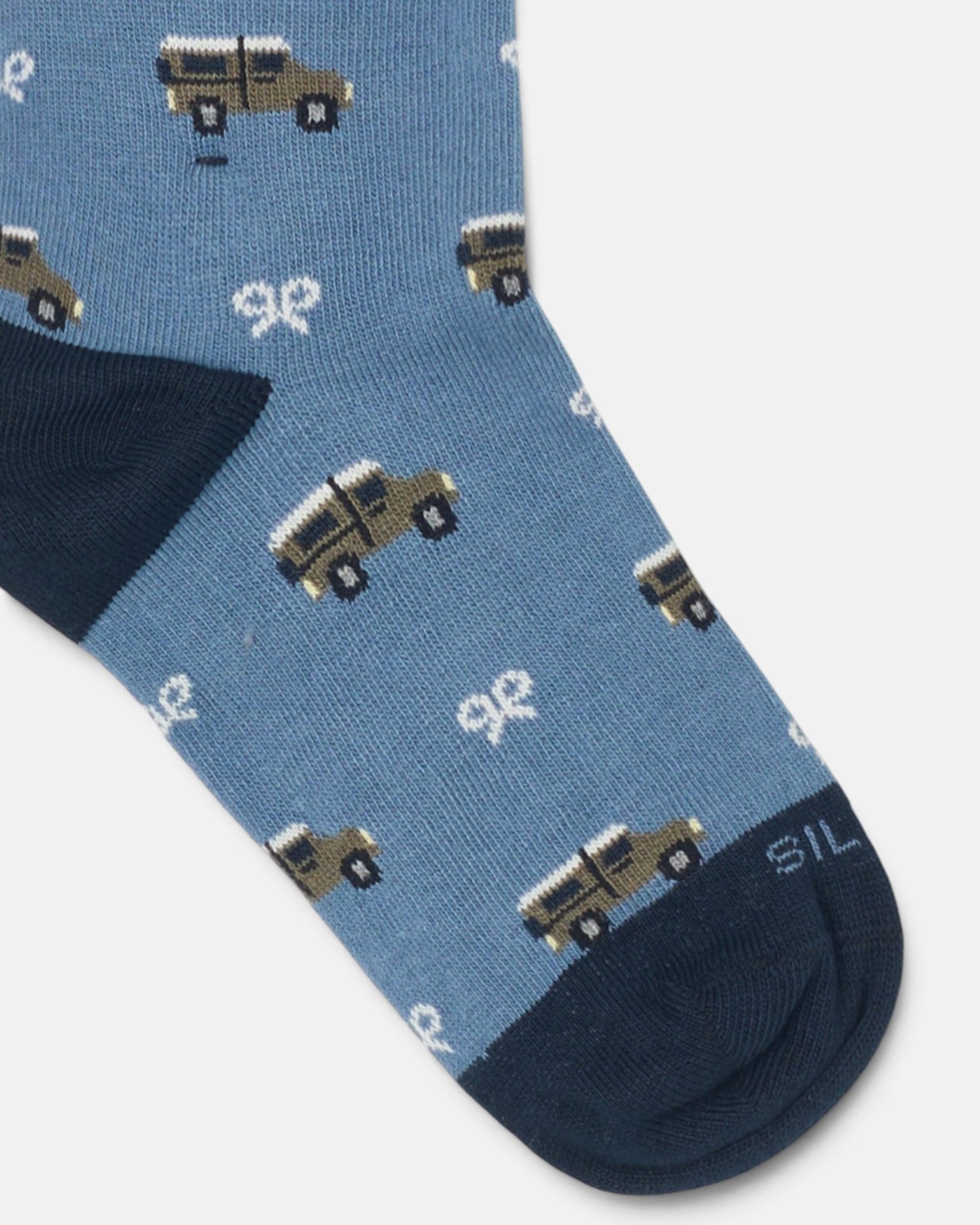 Calcetines de niño con coches - Silbon - Índigo Índigo-2