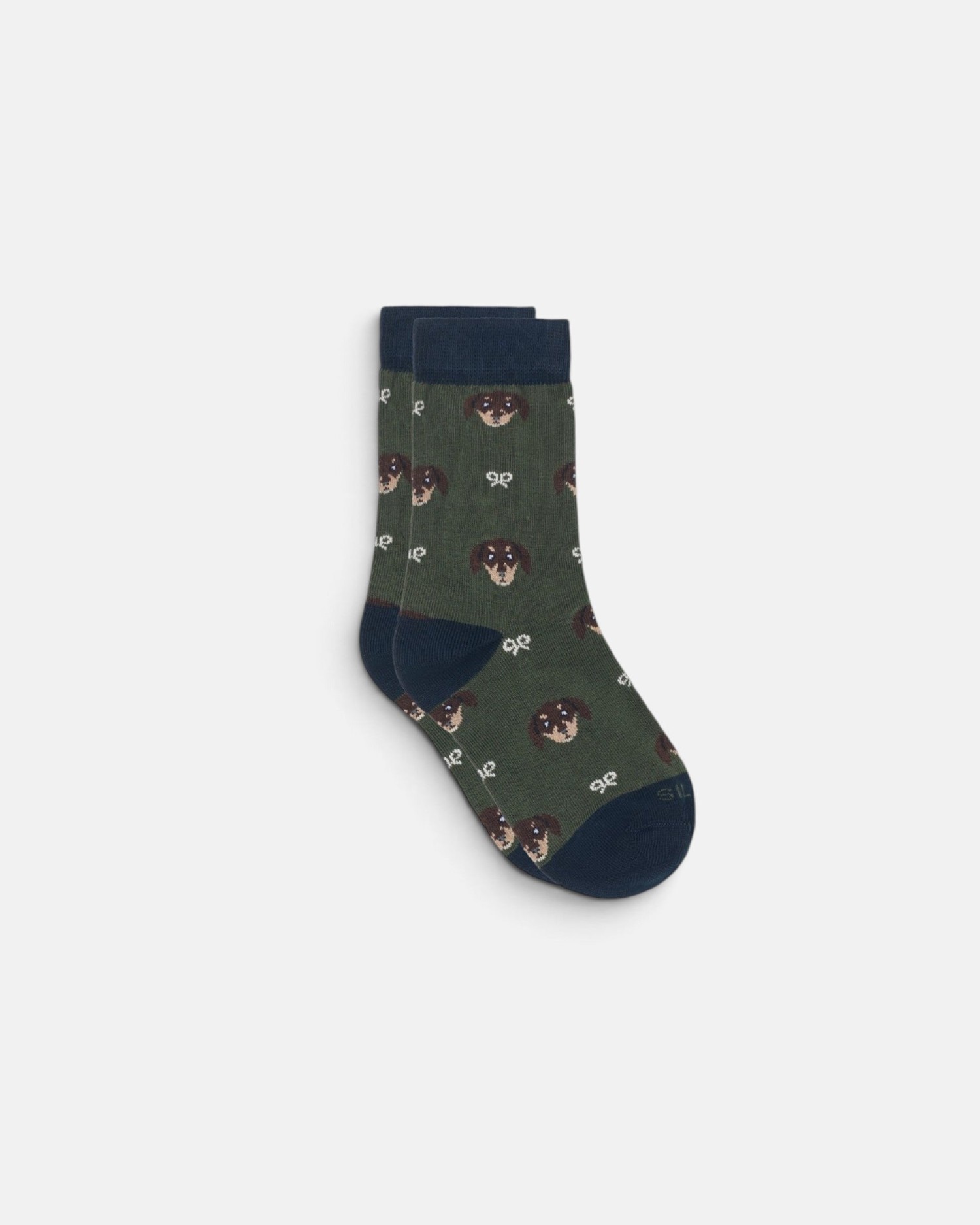 Calcetines de niño dog - Silbon - Verde Verde-1